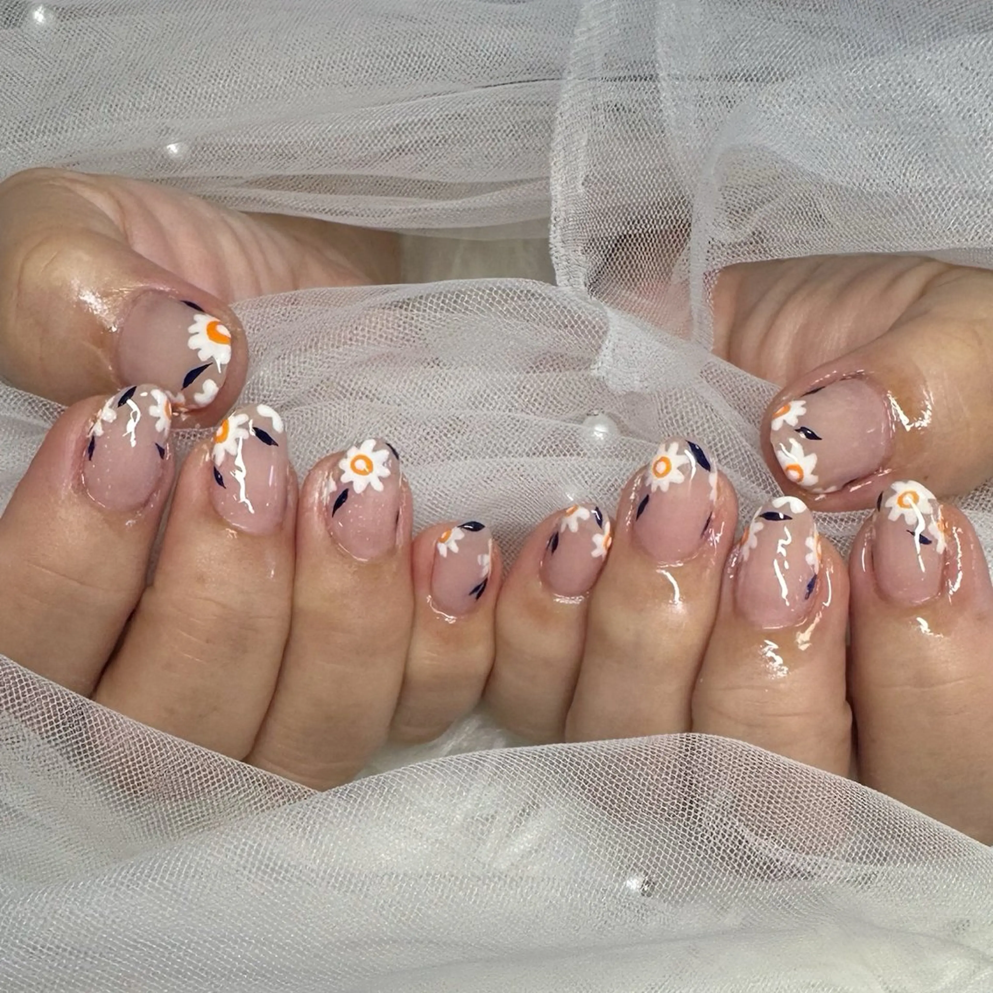 ネイル 持ち込み ハンドネイル Rave所属・touma Rinaのネイルデザイン