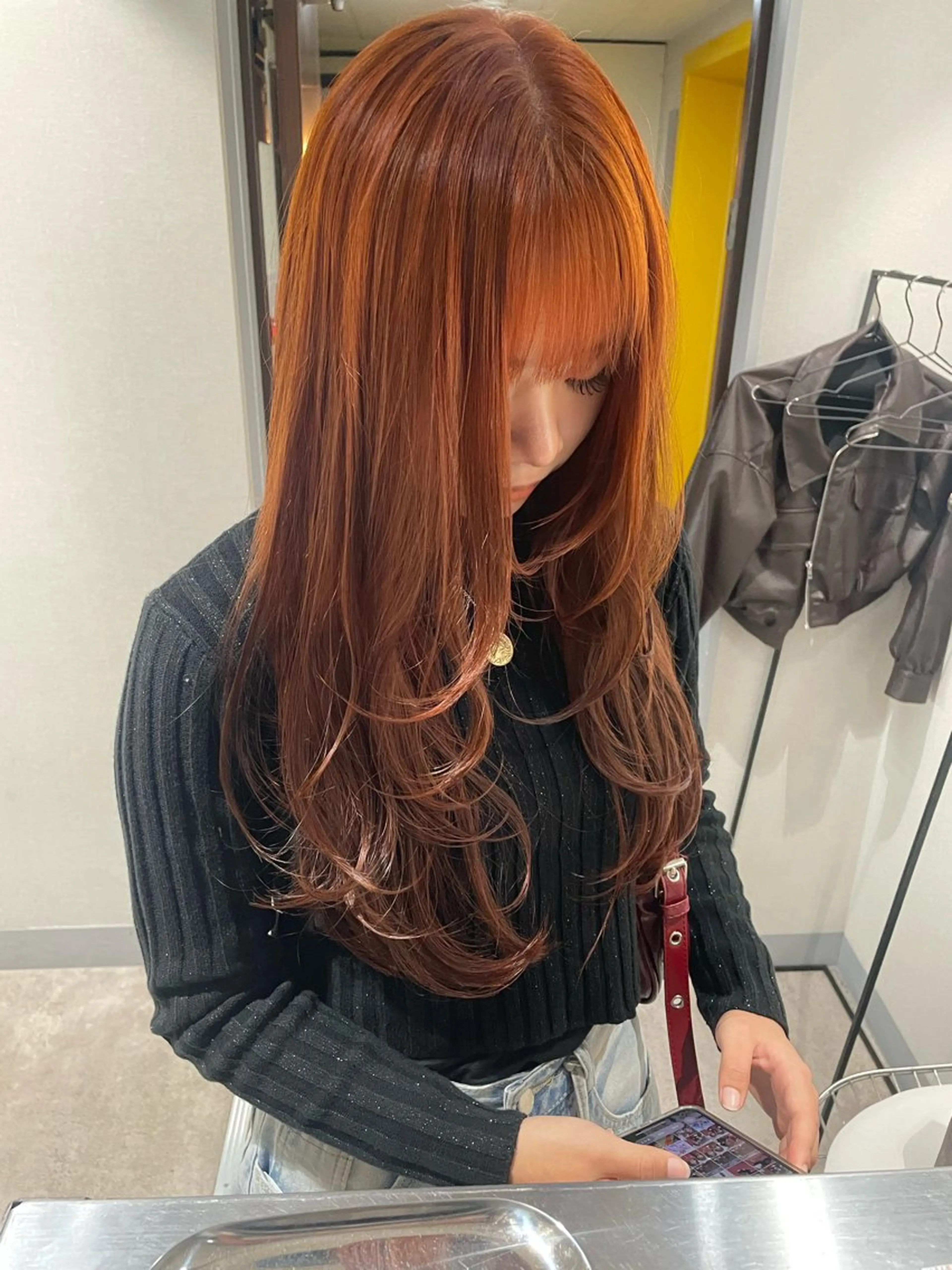 ロング ヘアカラー トリートメント ヘアセット 🌟ブリーチ/ボブ/ レイヤー渋谷☀️のヘアスタイル