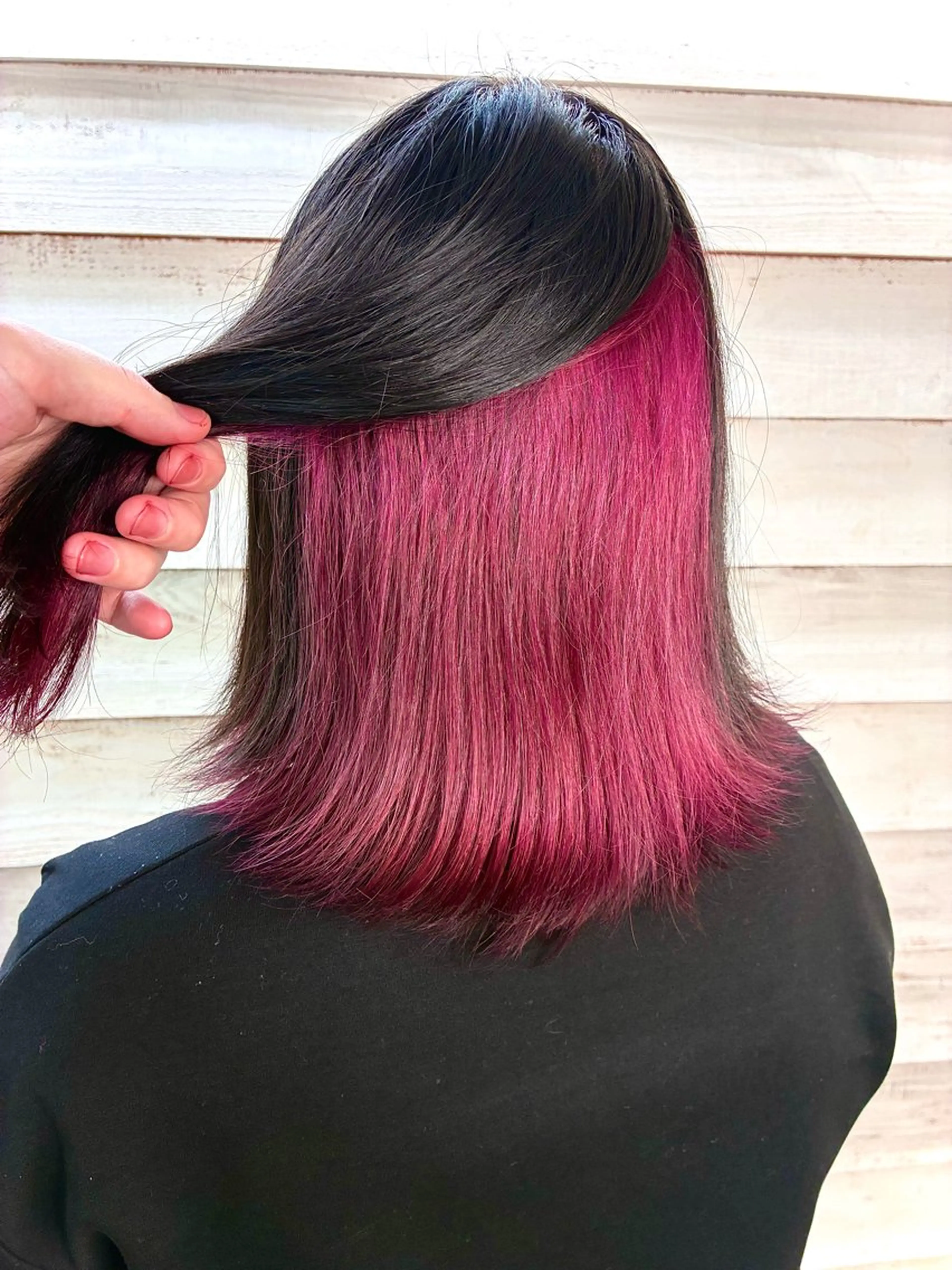 ミディアム カラー インナーカラー ヘアカラー 佐藤 隆太のヘアスタイル