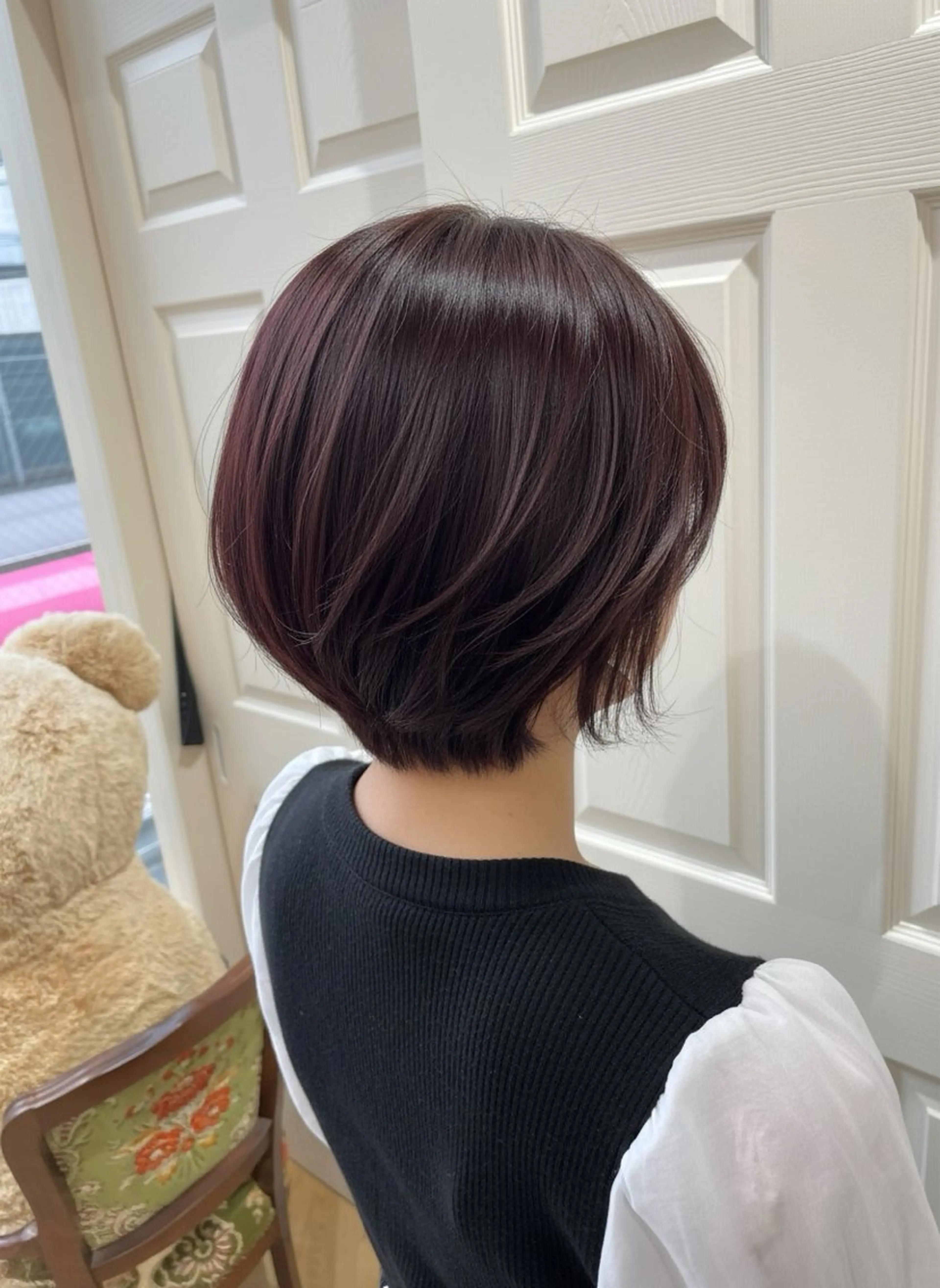 ショート 縮毛矯正 ササキ カンタのヘアスタイル