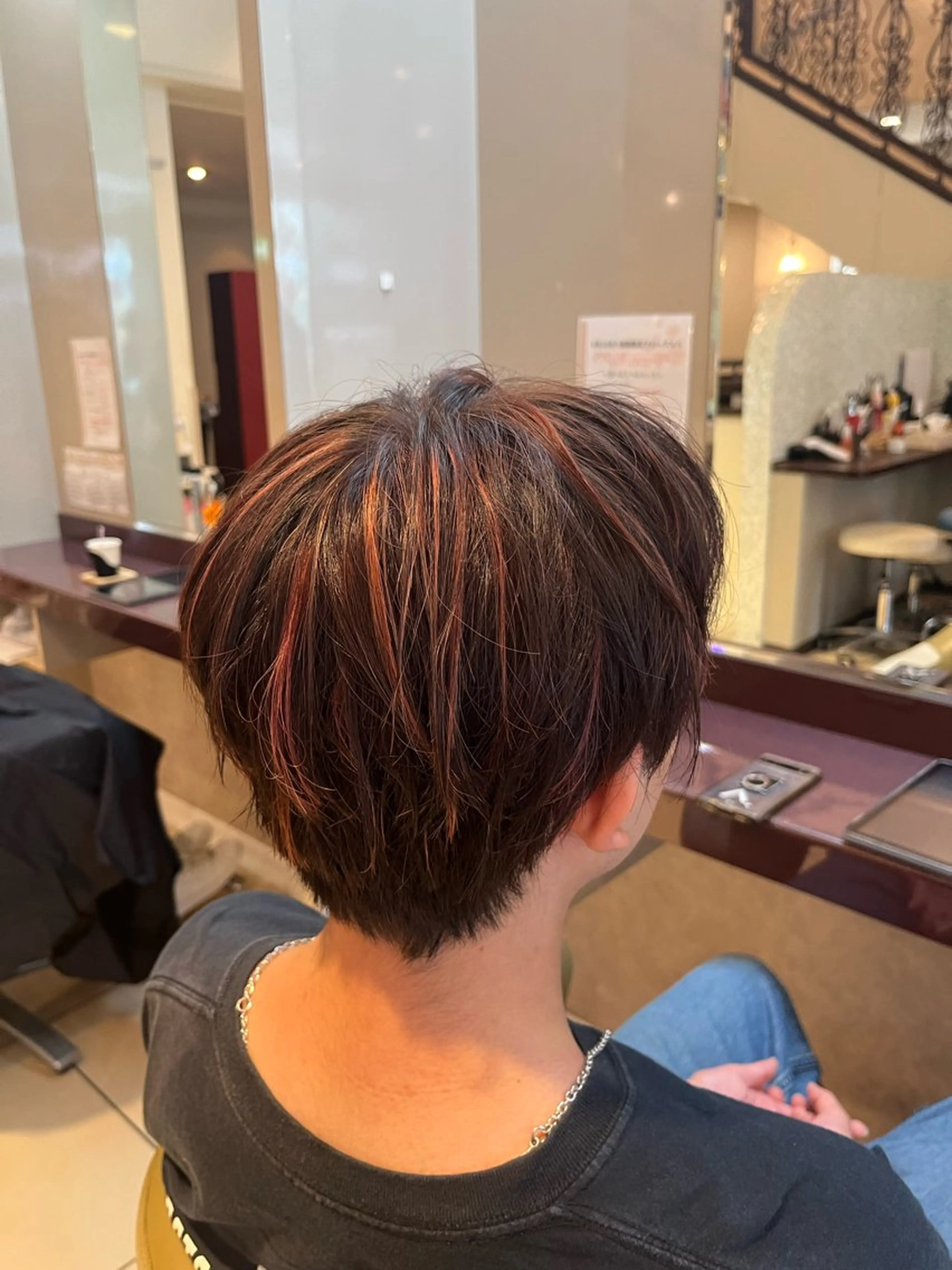 カラー メンズ ヘアカラー トリートメント 八重樫 夢愛のヘアスタイル