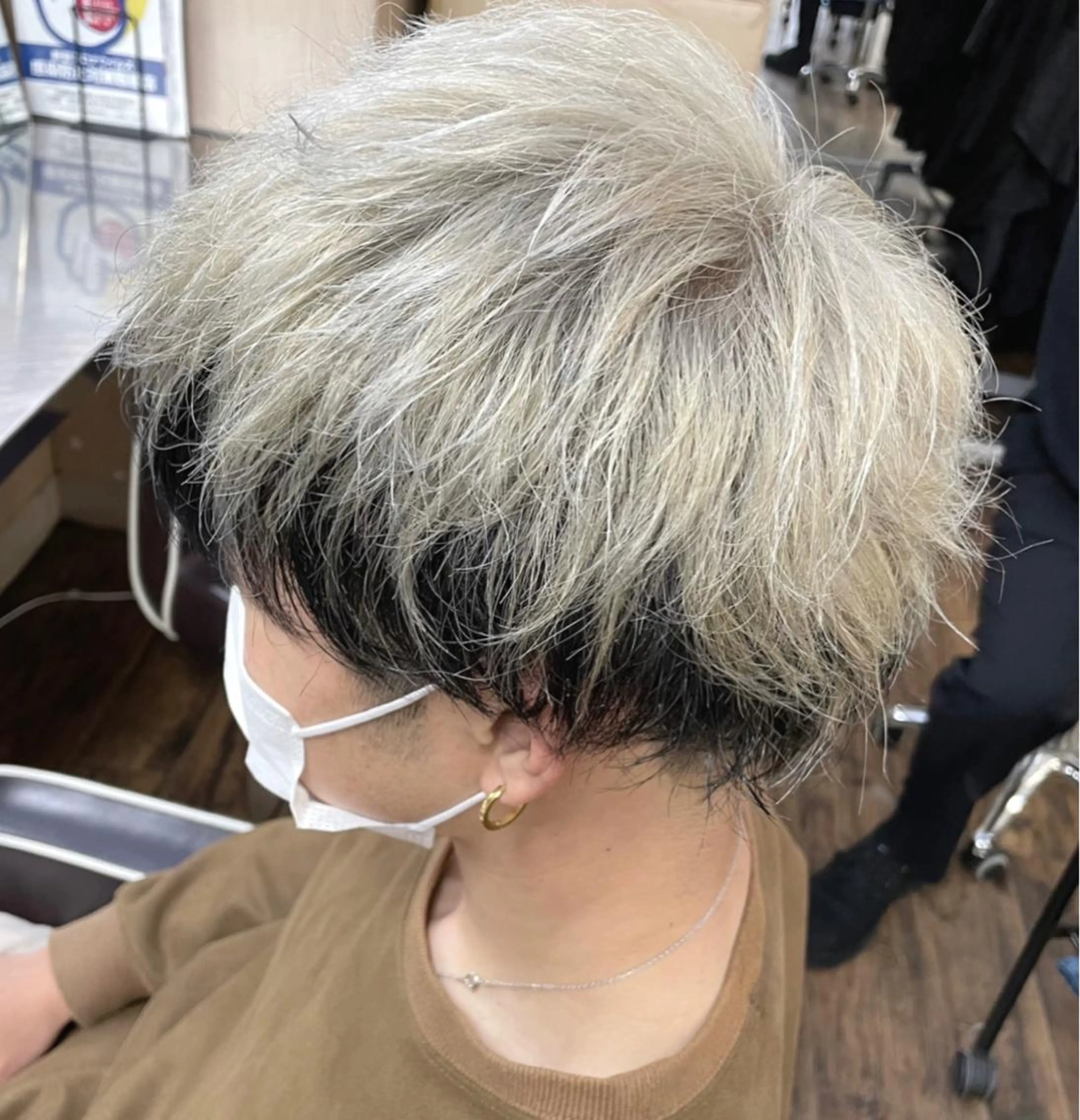 カット+トリプルカラーの写真