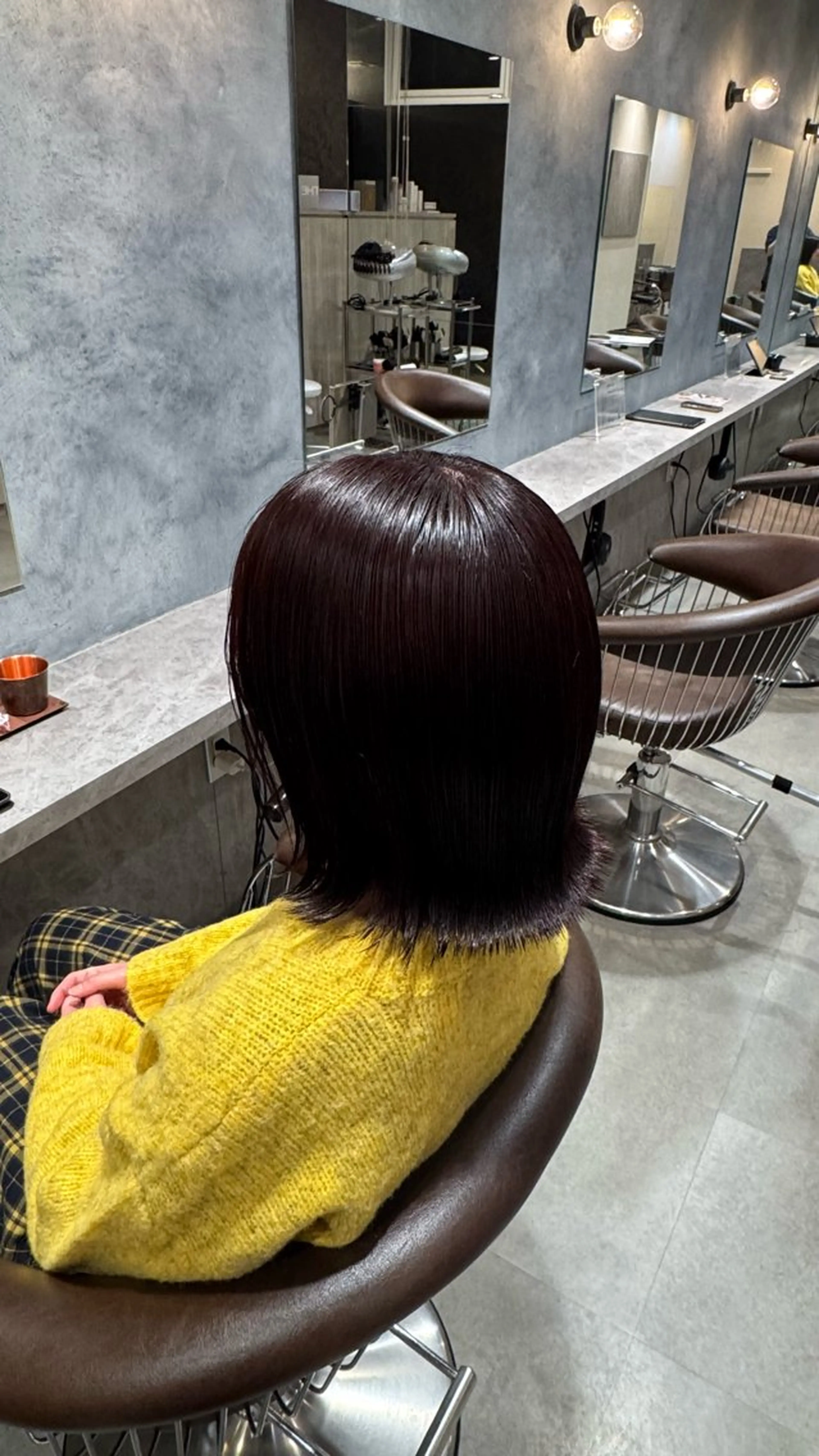 ミディアム カラー 清水 菜々子のヘアスタイル