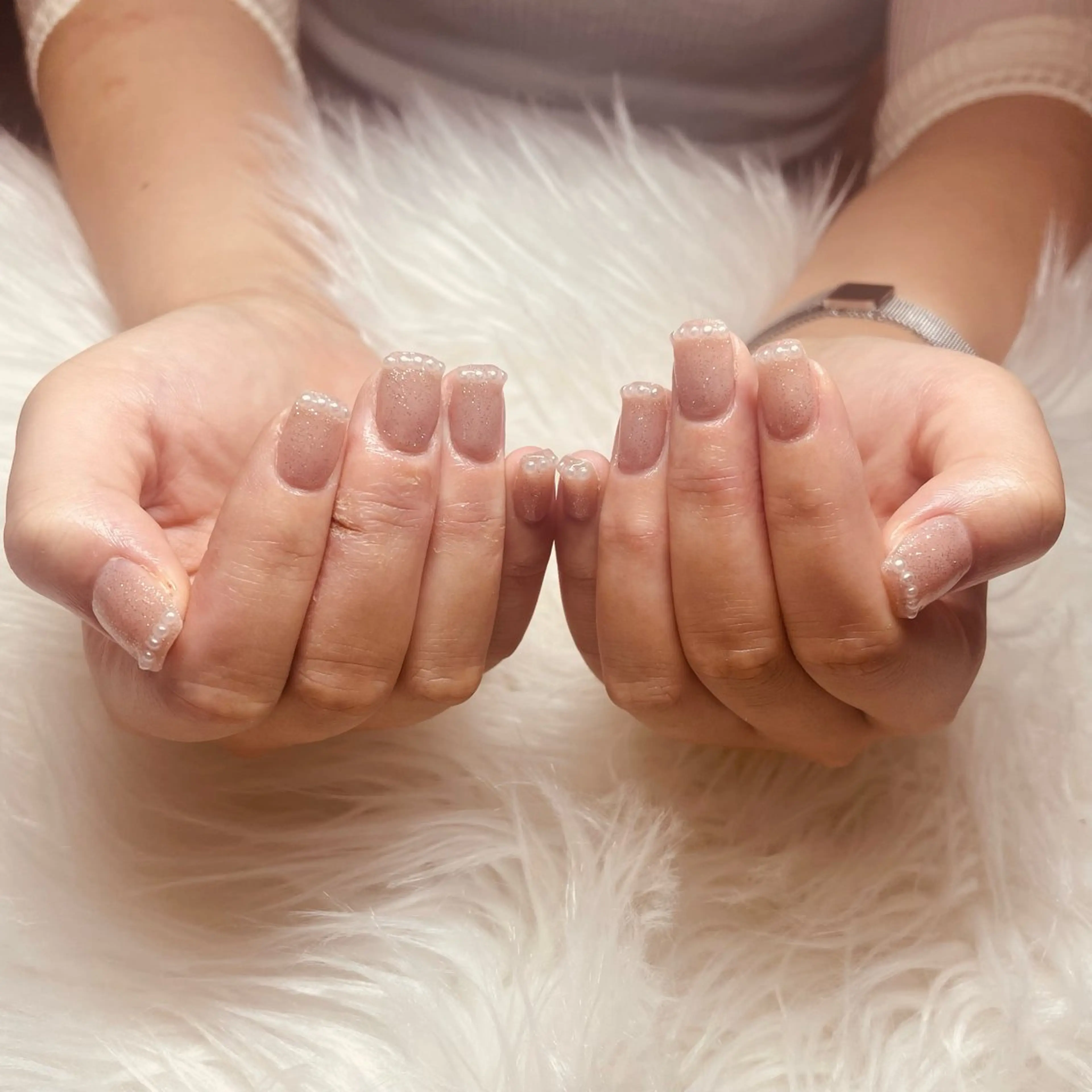 ネイル フレンチネイル fleur YUMIのネイルデザイン