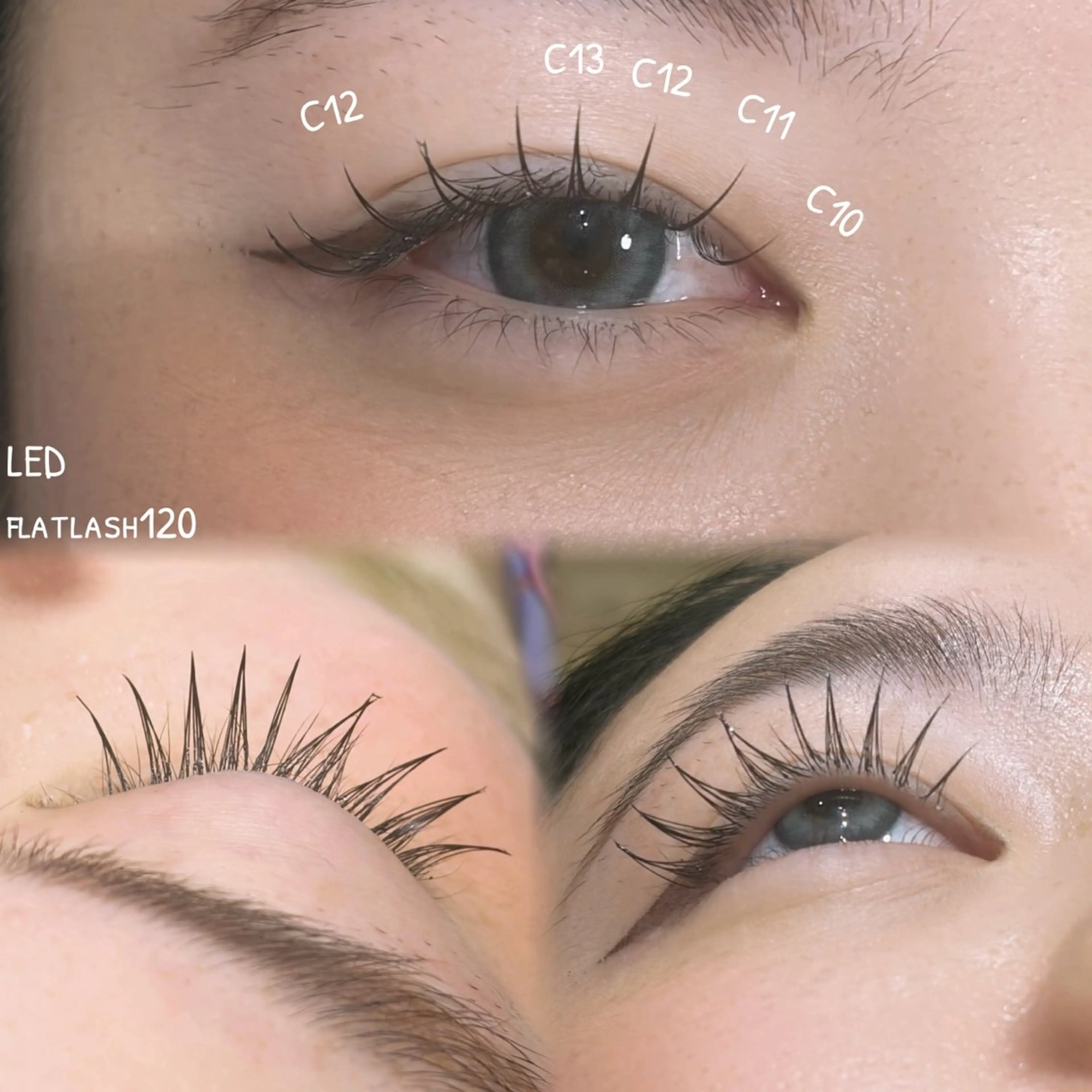 マツエク・マツパ Cカール Dカール マツエク 相川 優芽のマツエク・マツパデザイン