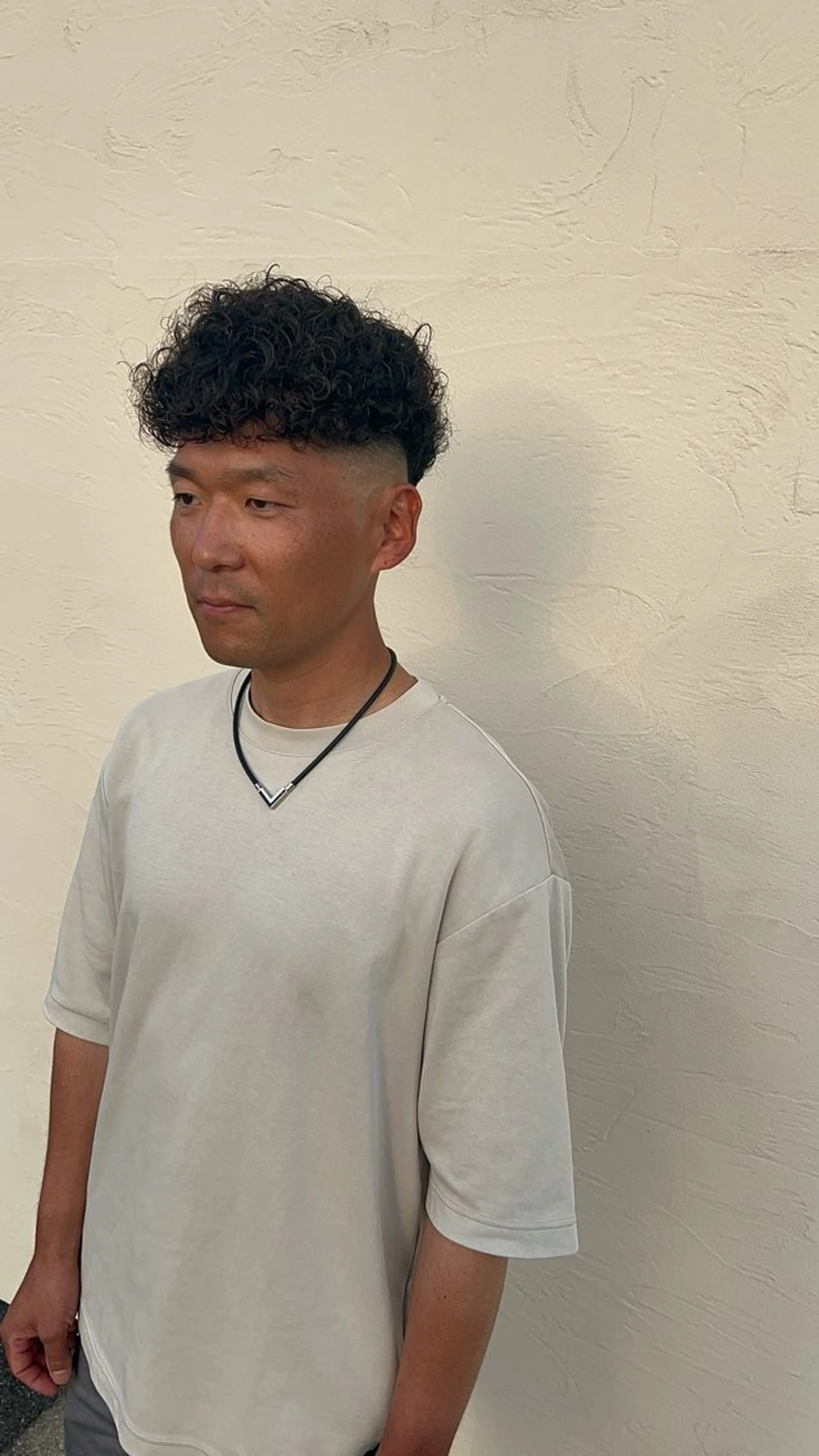 パーマ メンズ スペインカール 一宮/稲沢/あま市 /小林好裕のヘアスタイル