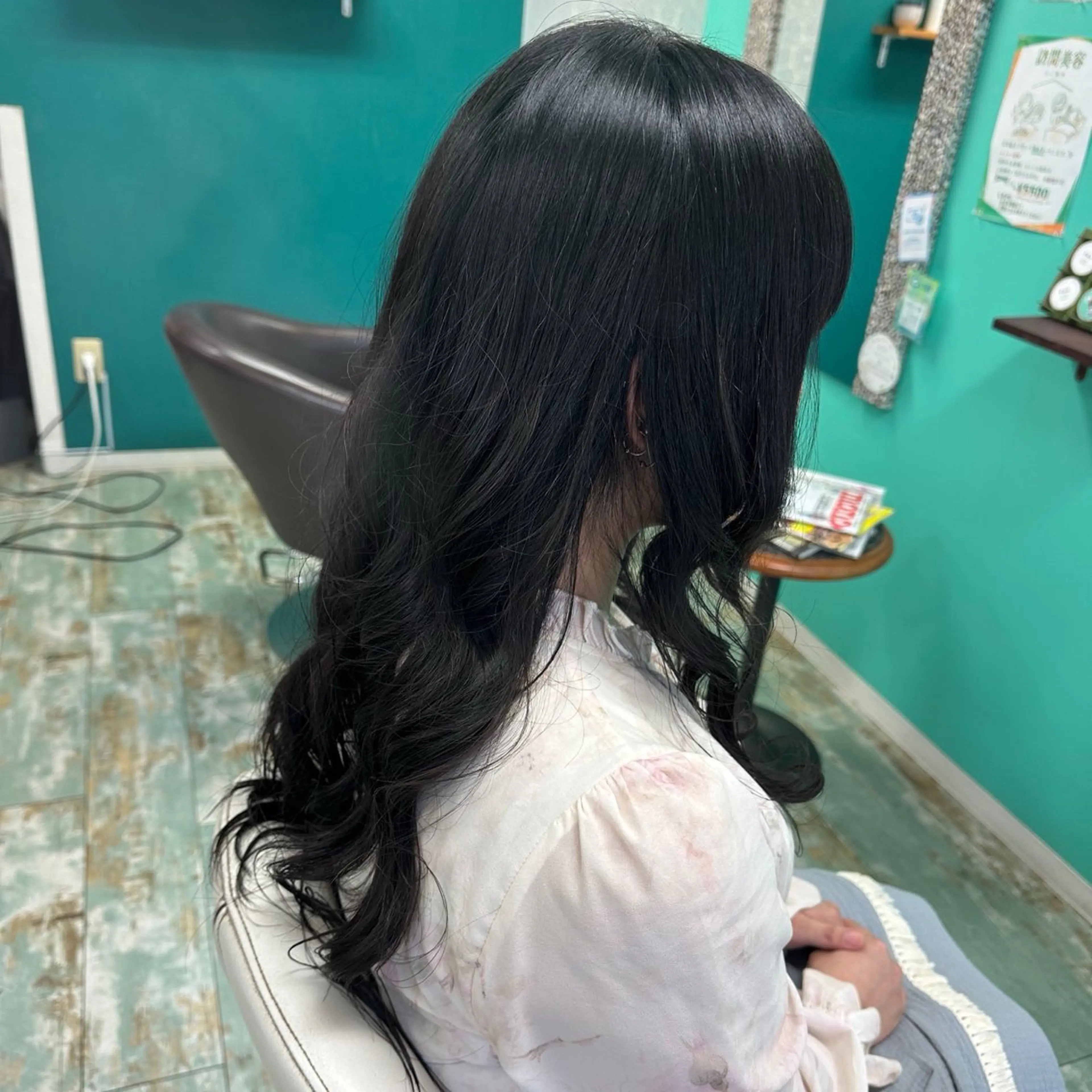 ロング ヘアセット 三原 友美のヘアスタイル