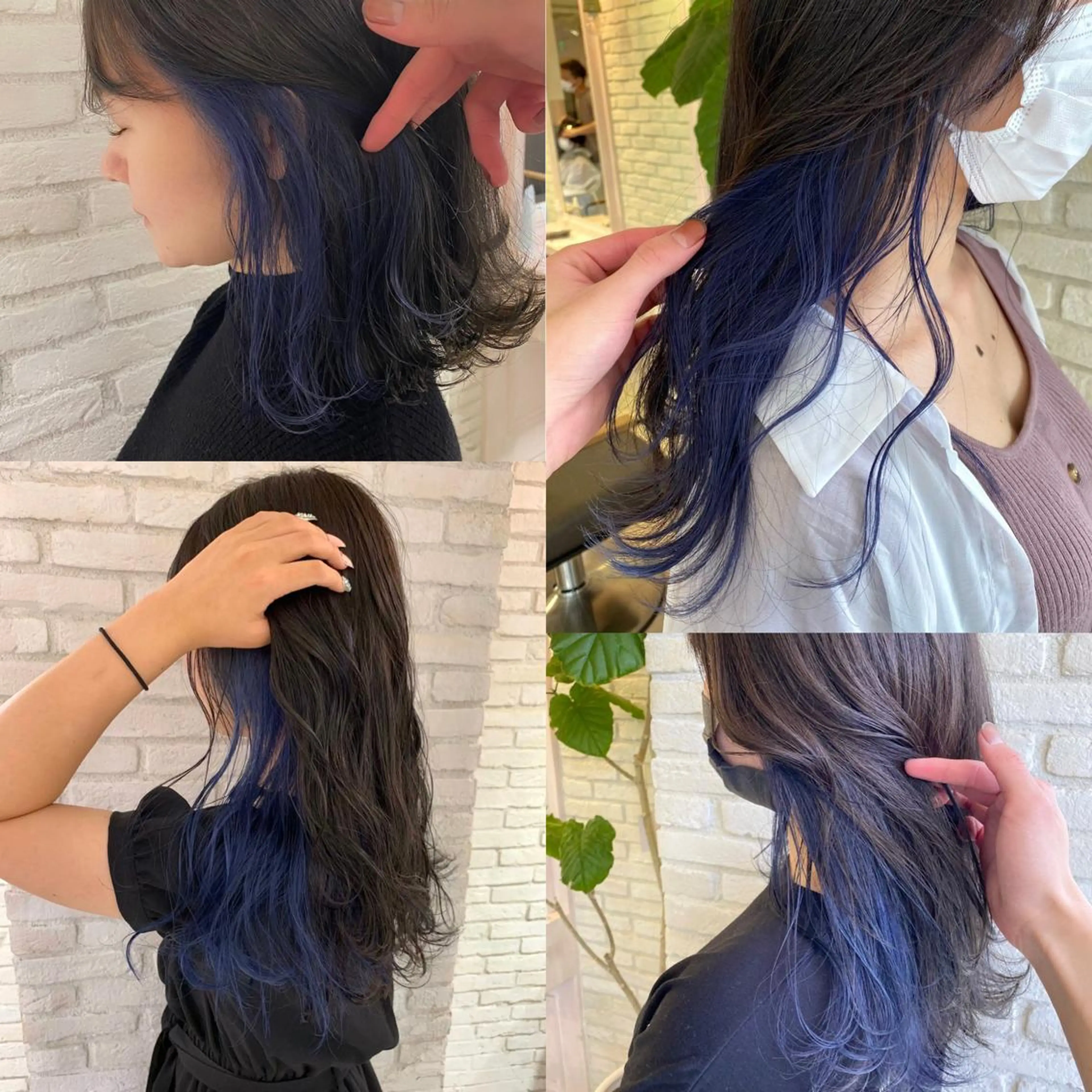 ミディアム カット ヘアカラー トリートメント マンツーマン施術 山口つよしのヘアスタイル