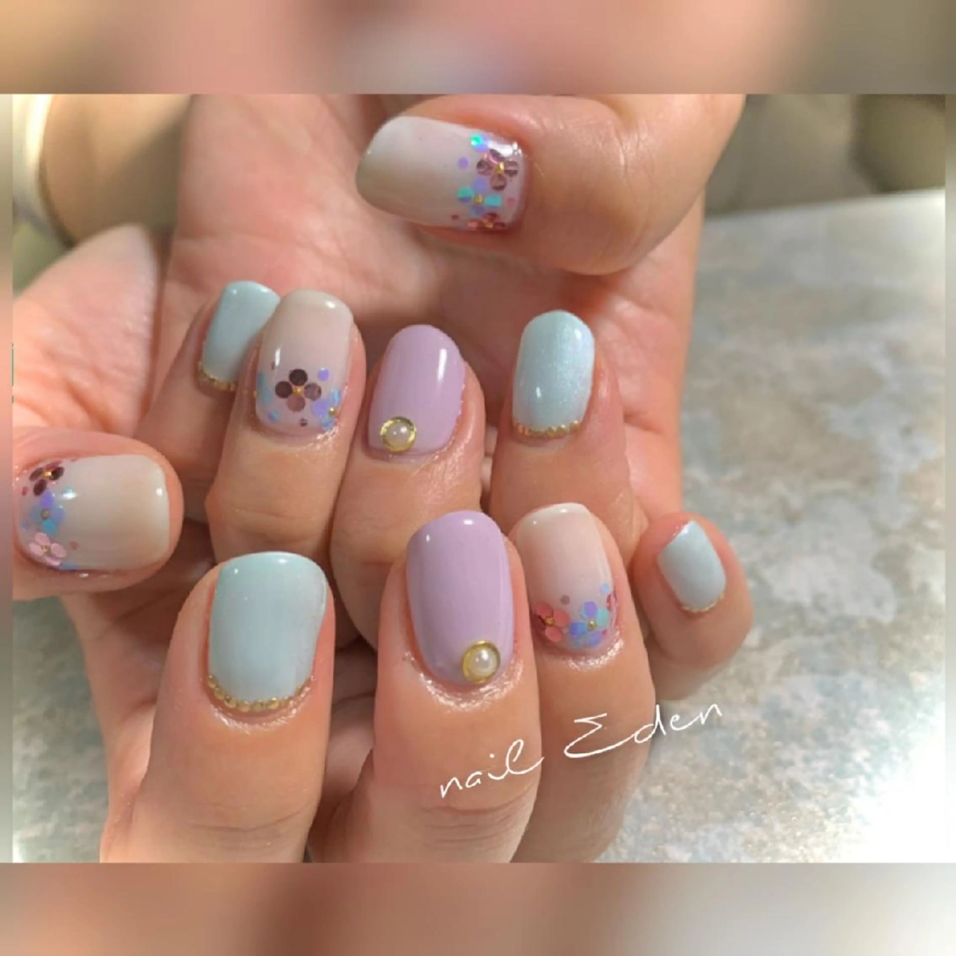 ネイル 持ち込み Eden ♾️のネイルデザイン
