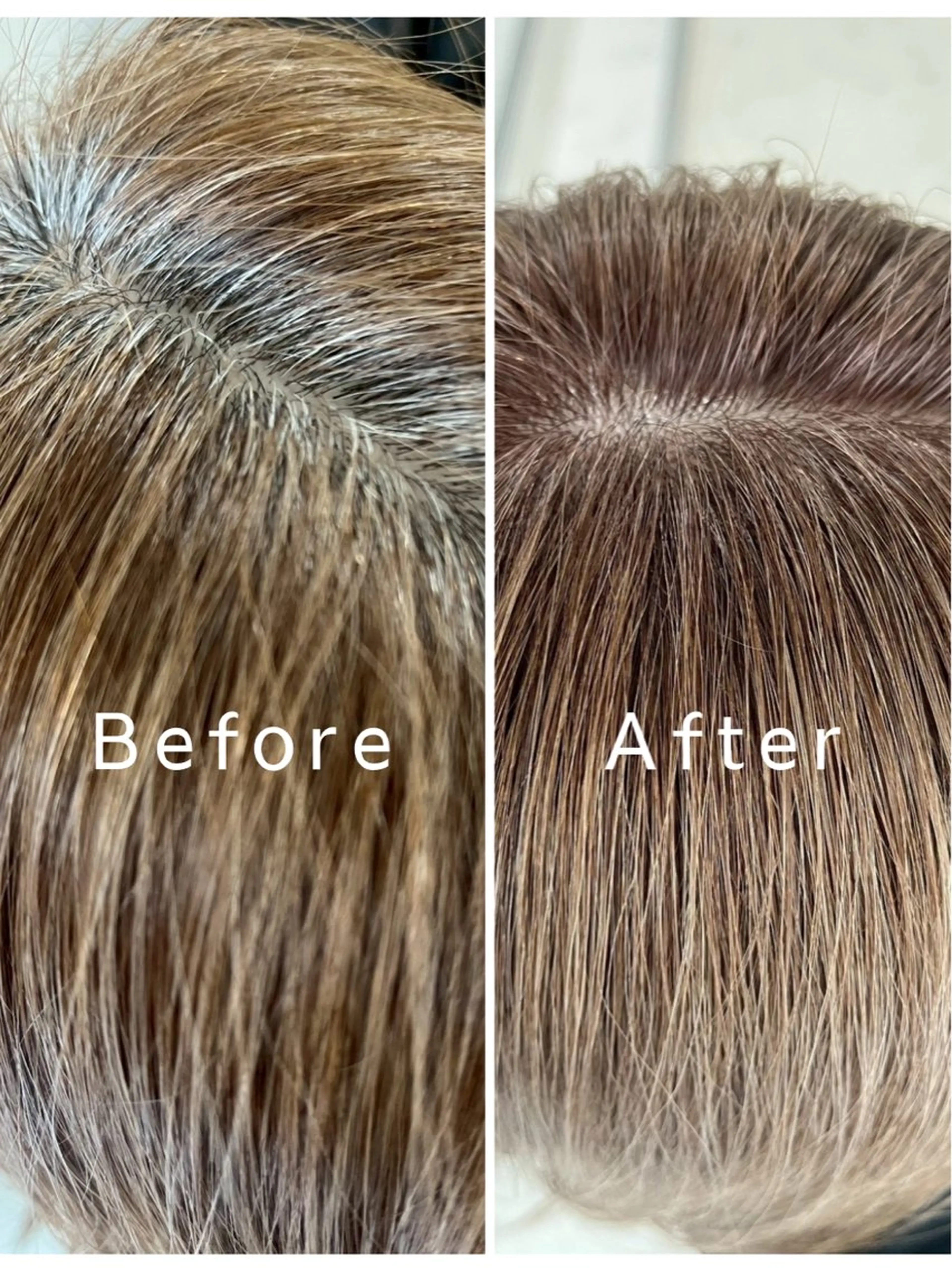 【N.カラー使用】リタッチカラー(根元2㎝まで)＋サラッと質感トリートメント付きの写真