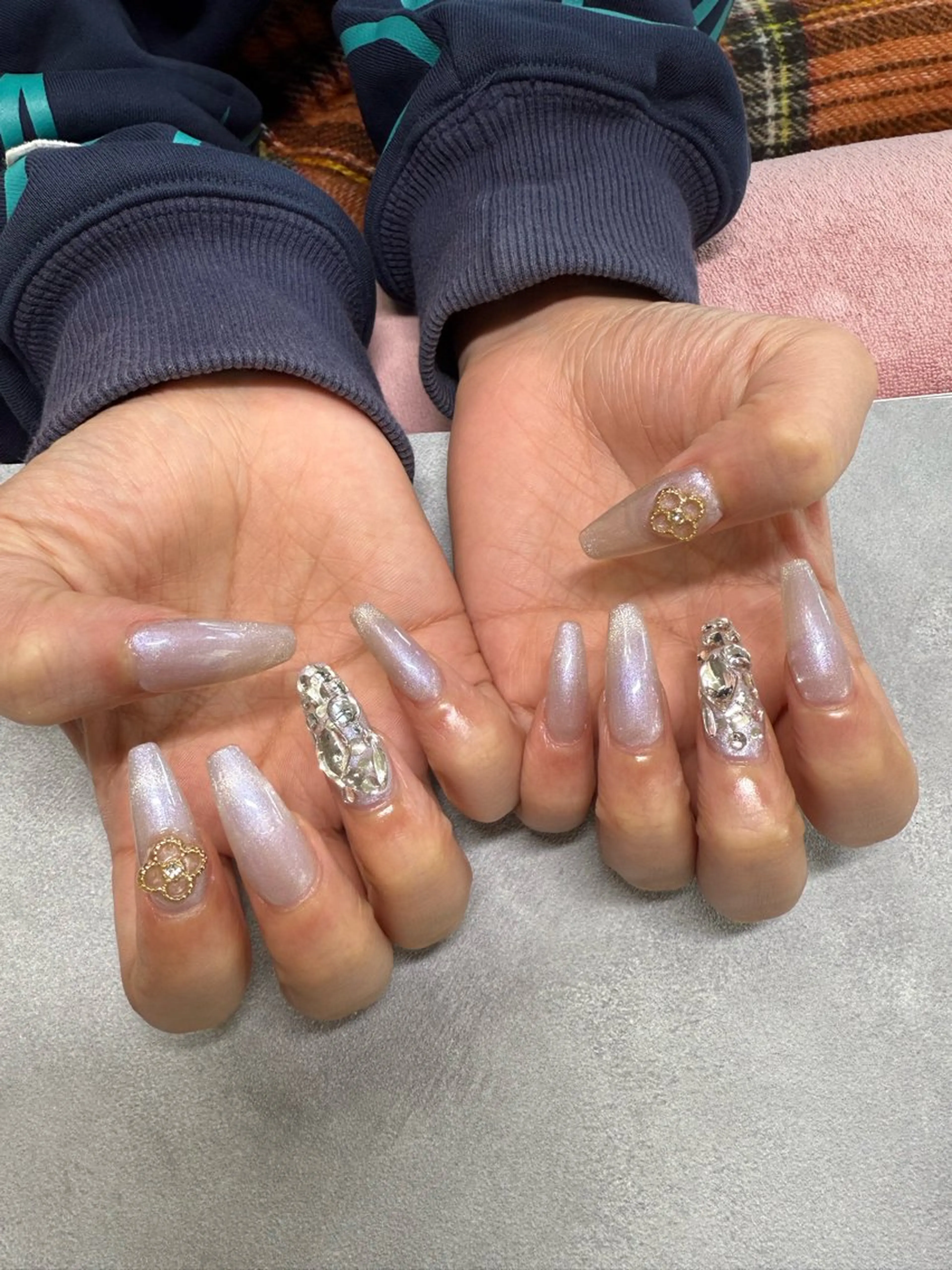 ロング 長田 カナのネイルデザイン