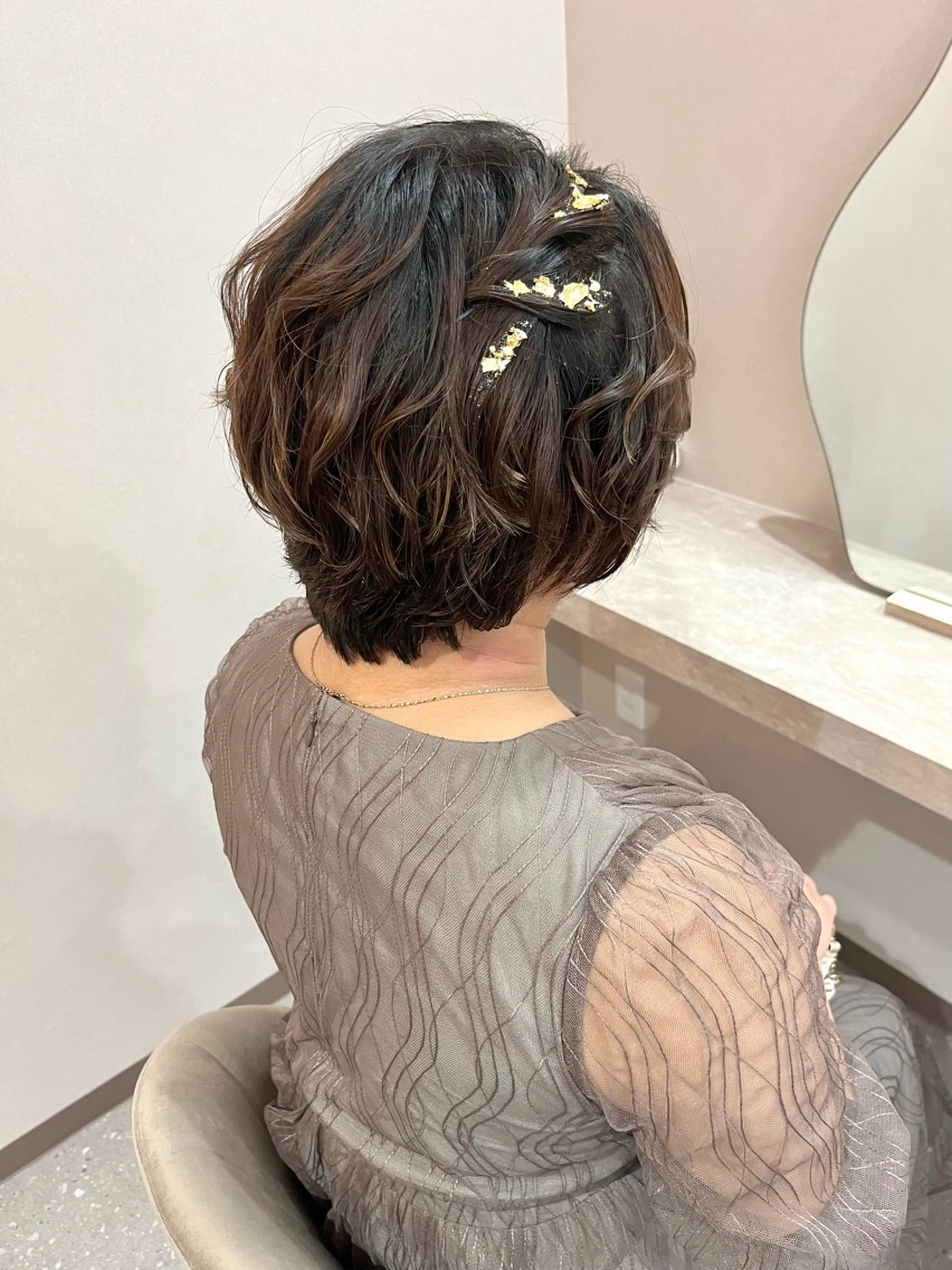 ショート ヘアアレンジ ショートヘア ヘアセット Mila Akariのヘアスタイル