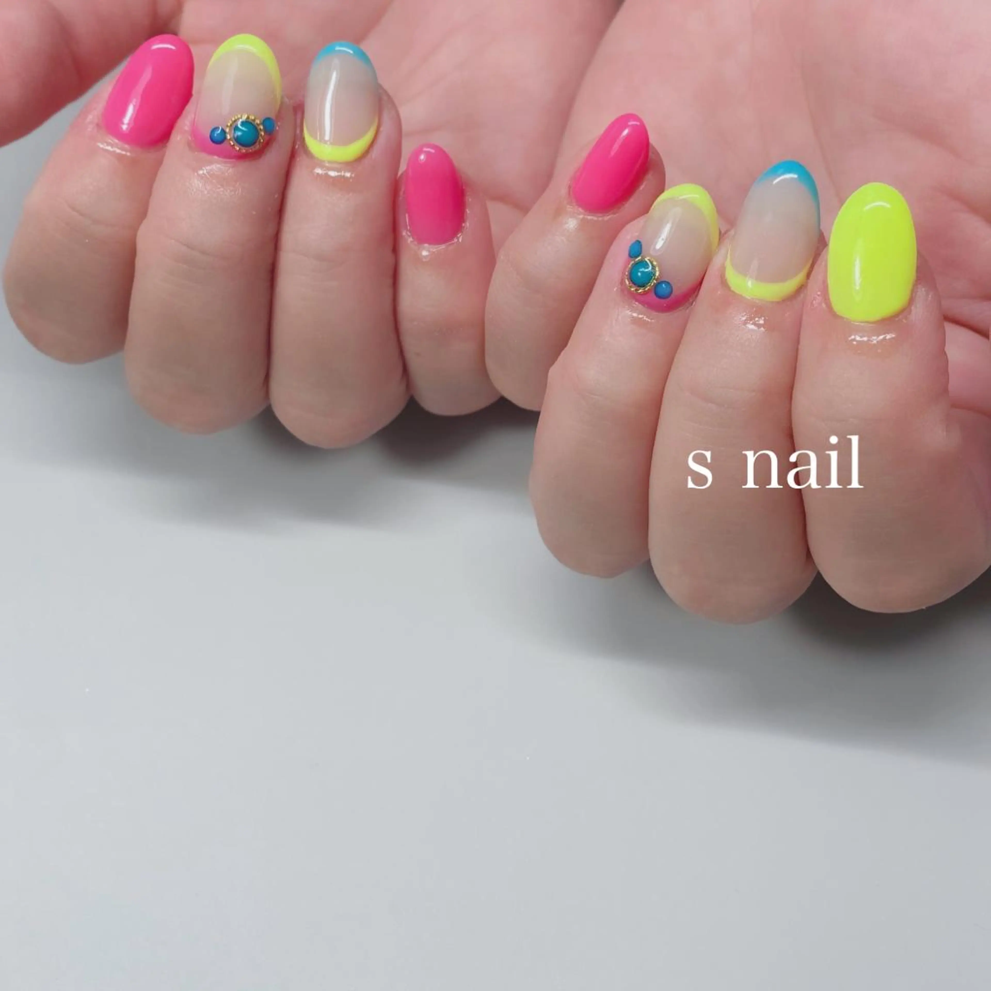 ネイル アートネイル ハンドネイル s nail さとよしみゆきのネイルデザイン