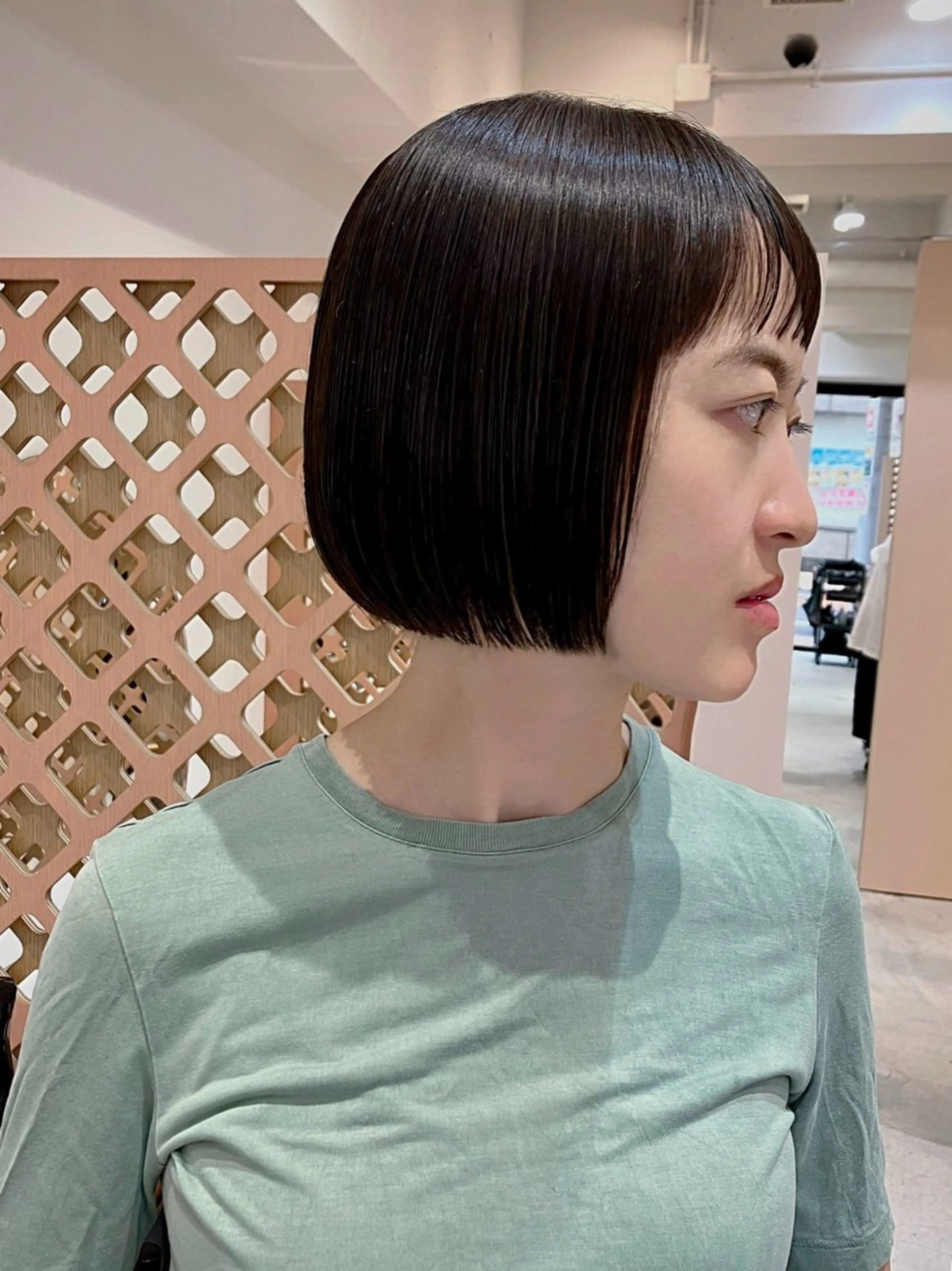 ショート カラー ボブ カット ヘアカラー 川間 将彦のヘアスタイル