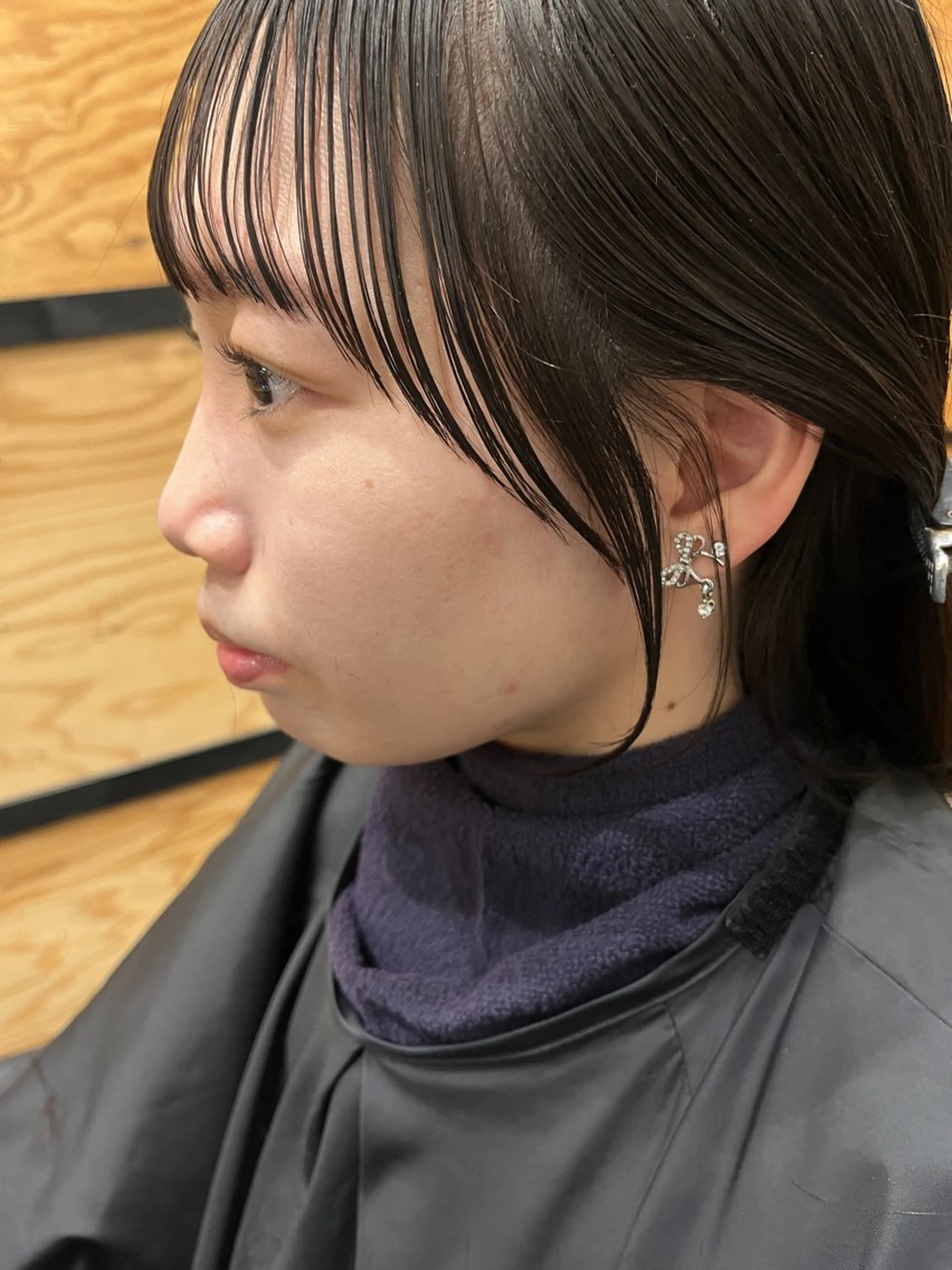 セミロング カラー 久木原 ゆりのヘアスタイル