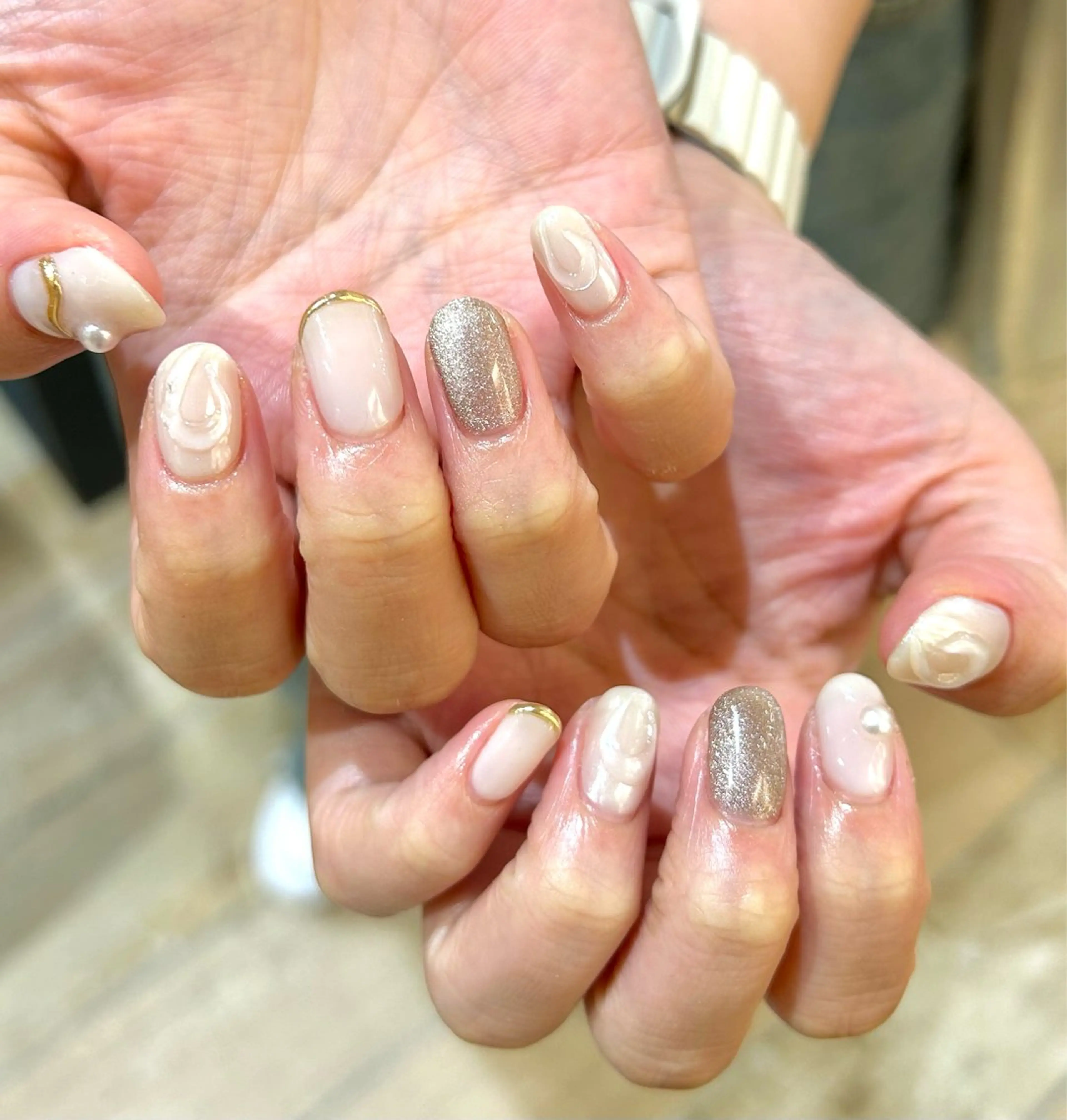 ネイル ハンドネイル 福田 麻耶のネイルデザイン