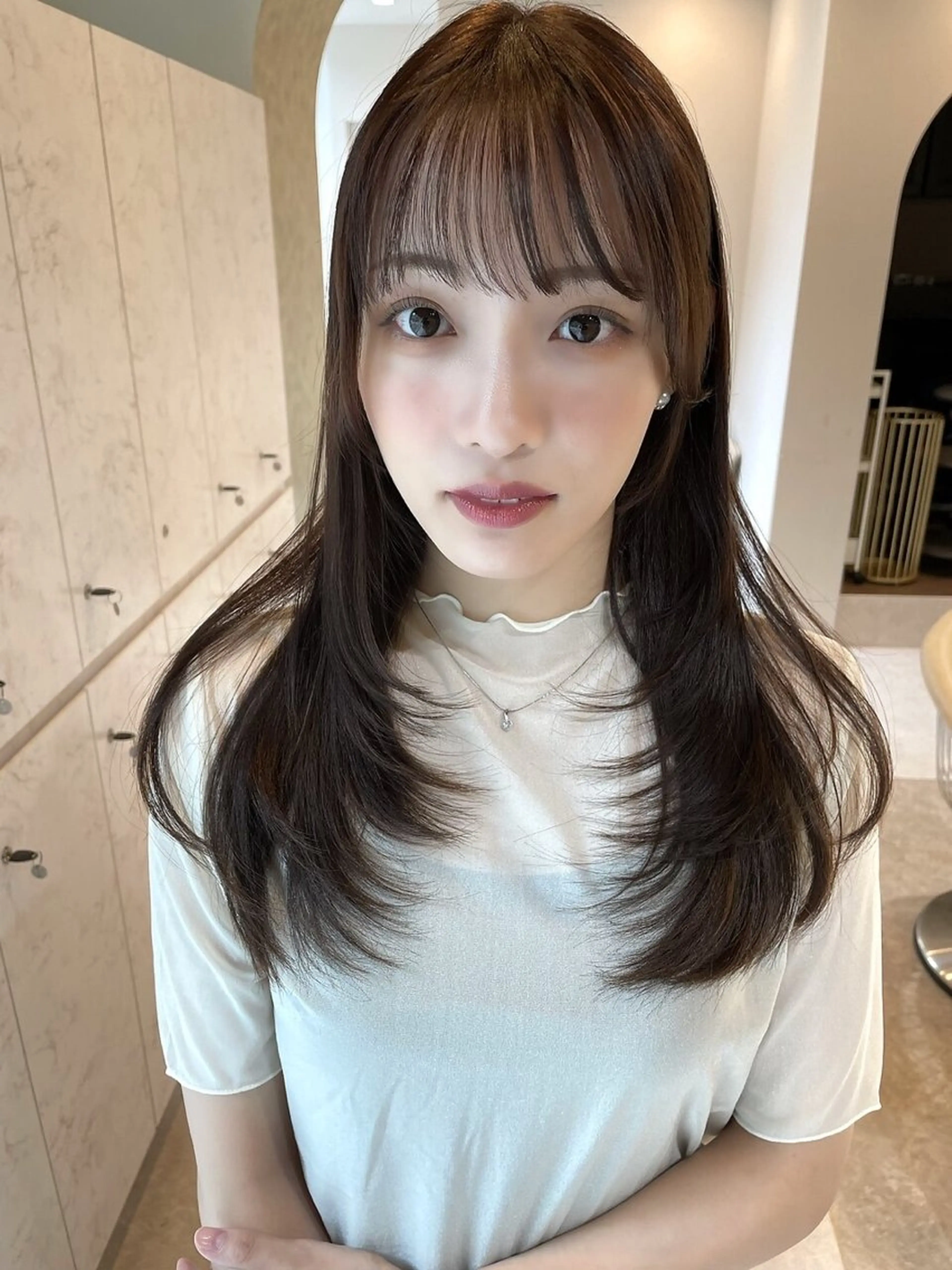 セミロング Sakura /韓国ヘアのヘアスタイル