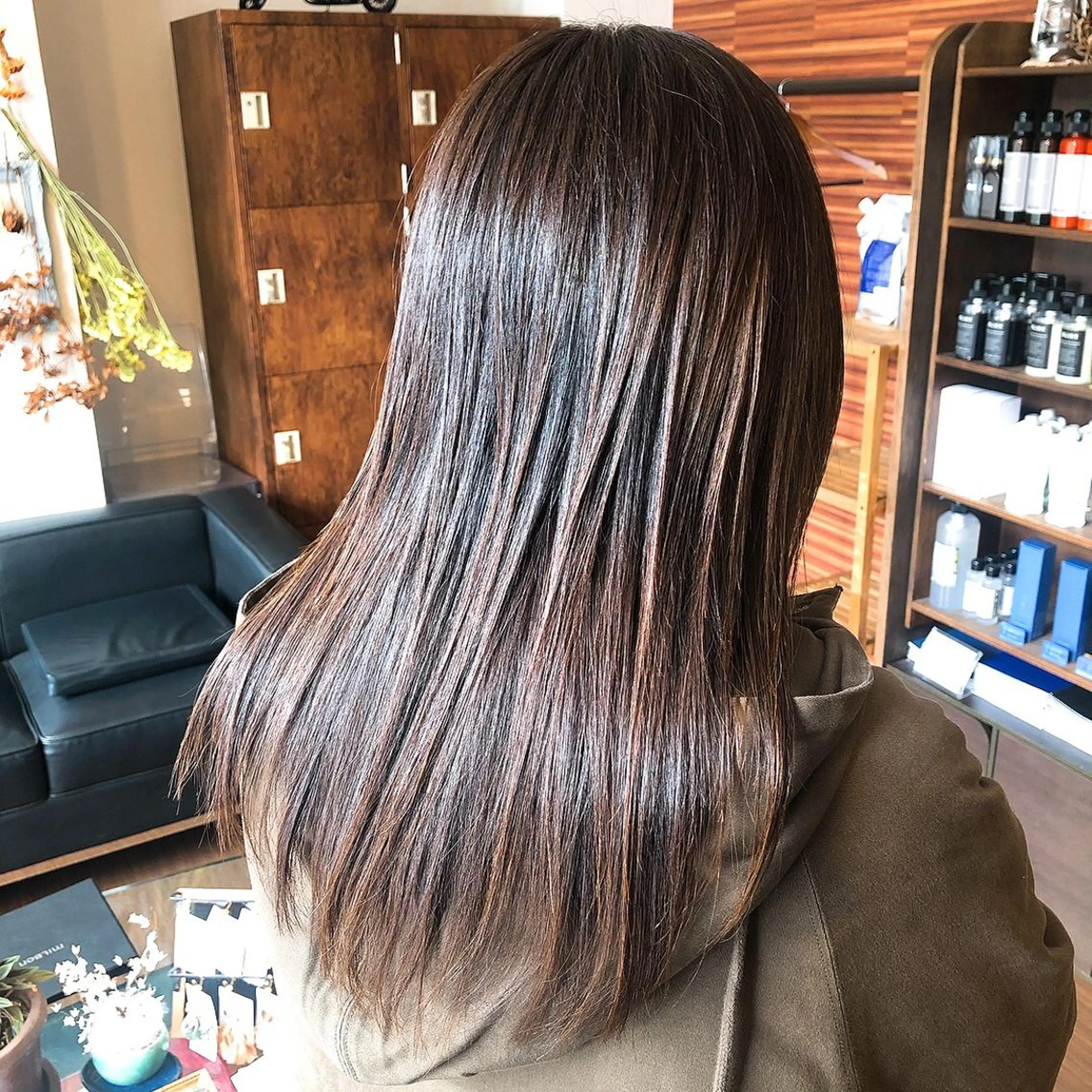 ロング トリートメント ヘアカラー トリートメント Glanz hair 坂牛匠のヘアスタイル