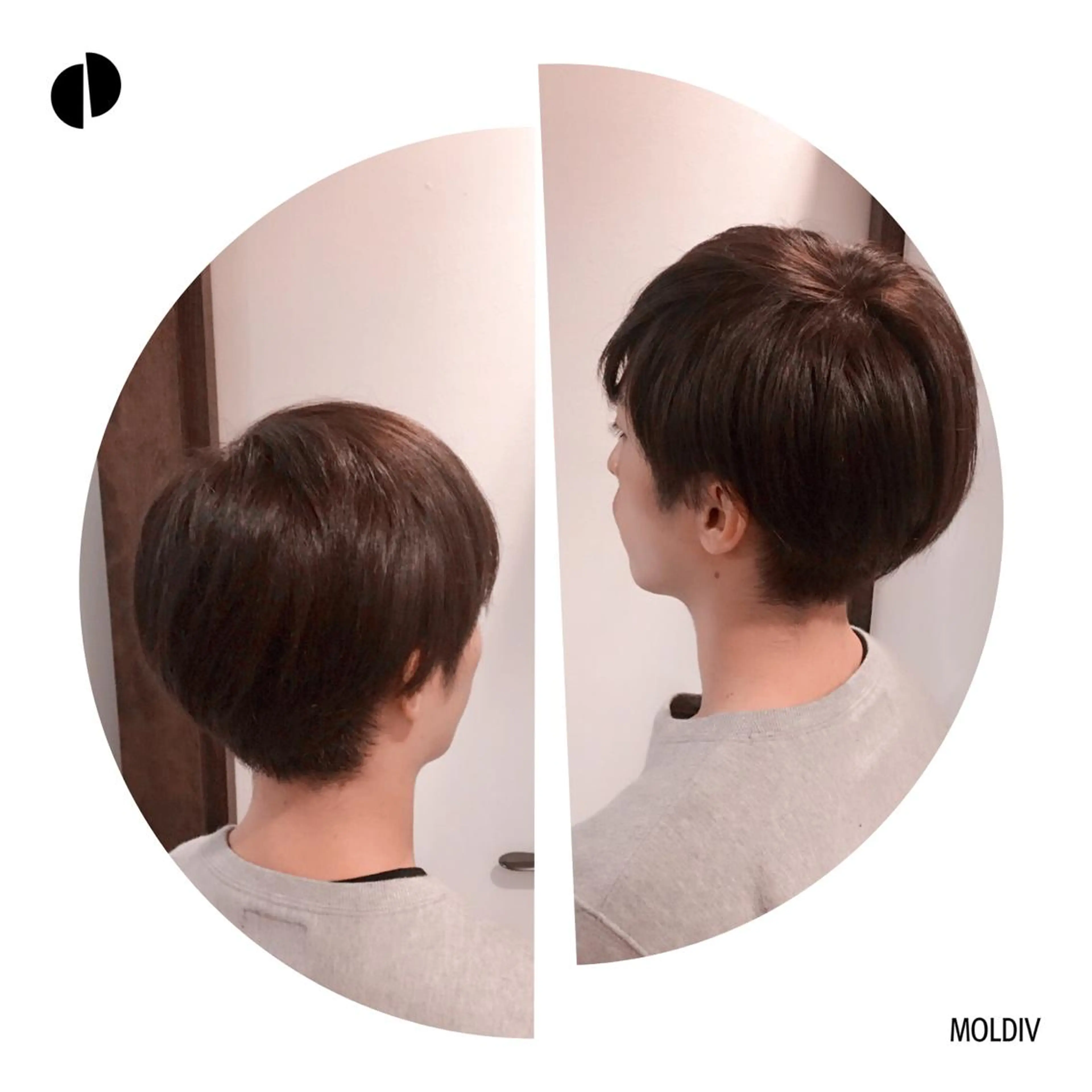 ショート カラー メンズ ツーブロック アッシュ ✨縮毛矯正✨髪質改善 ナカシマ ユミのヘアスタイル