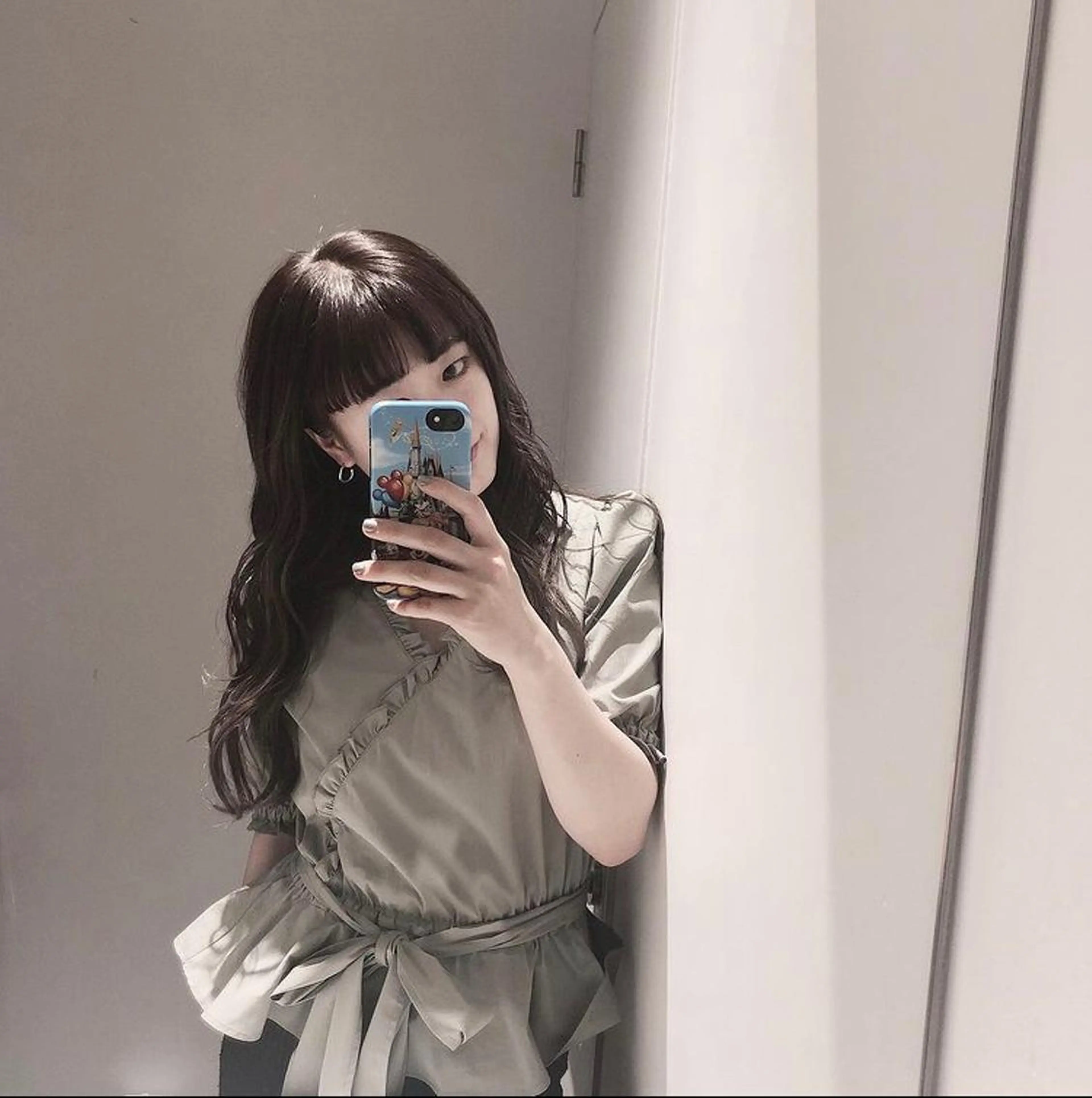 セミロング カラー パーマ ヘアアレンジ メンズ キッズ メンズ韓国風 ダークグレー 韓国風ヘア カット ヘアカラー トリートメント stylist 🌸 kana.のヘアスタイル