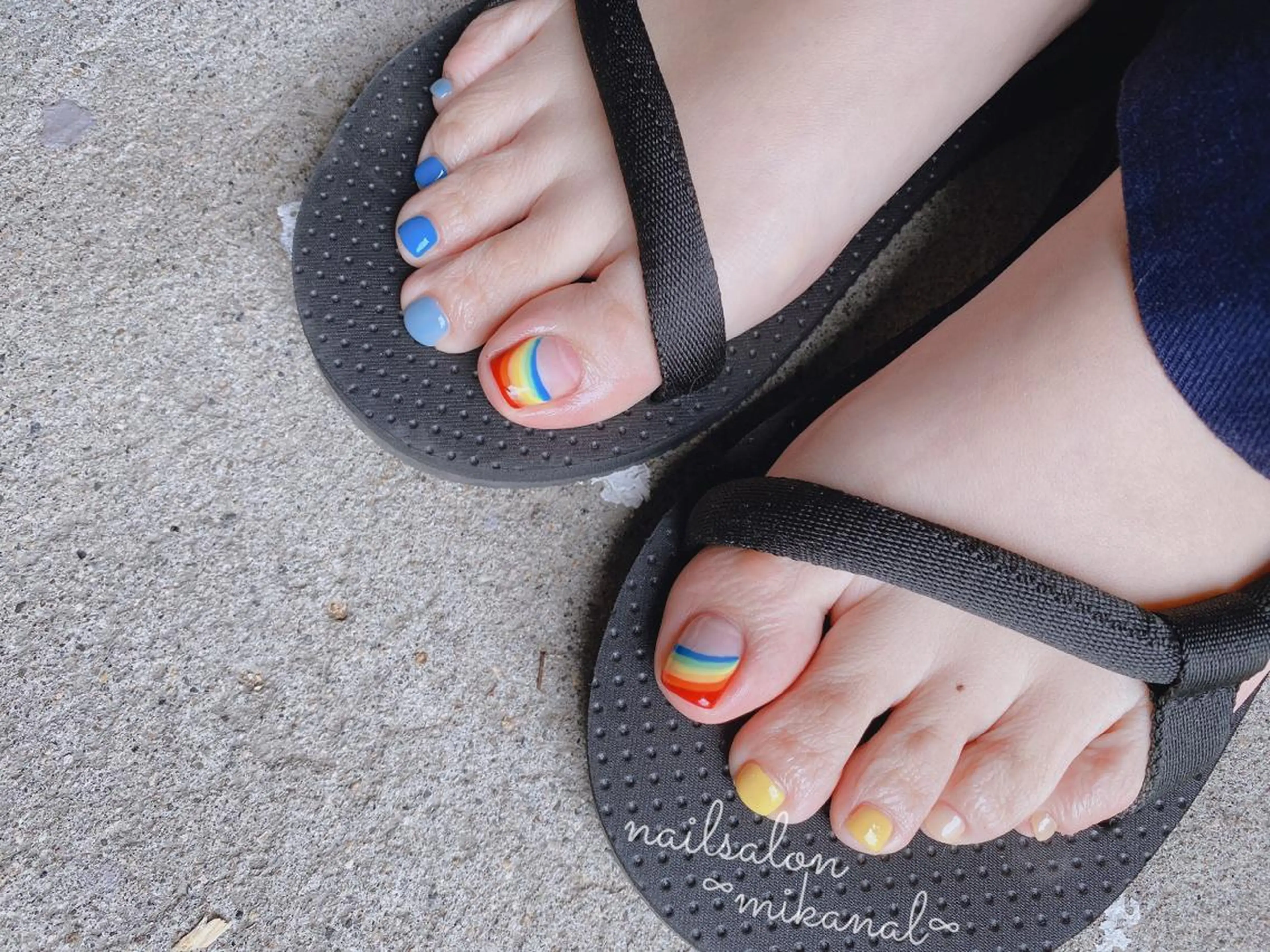 ネイル フットネイル nailsalon ∞ ﾐｶﾅﾙ ∞のネイルデザイン