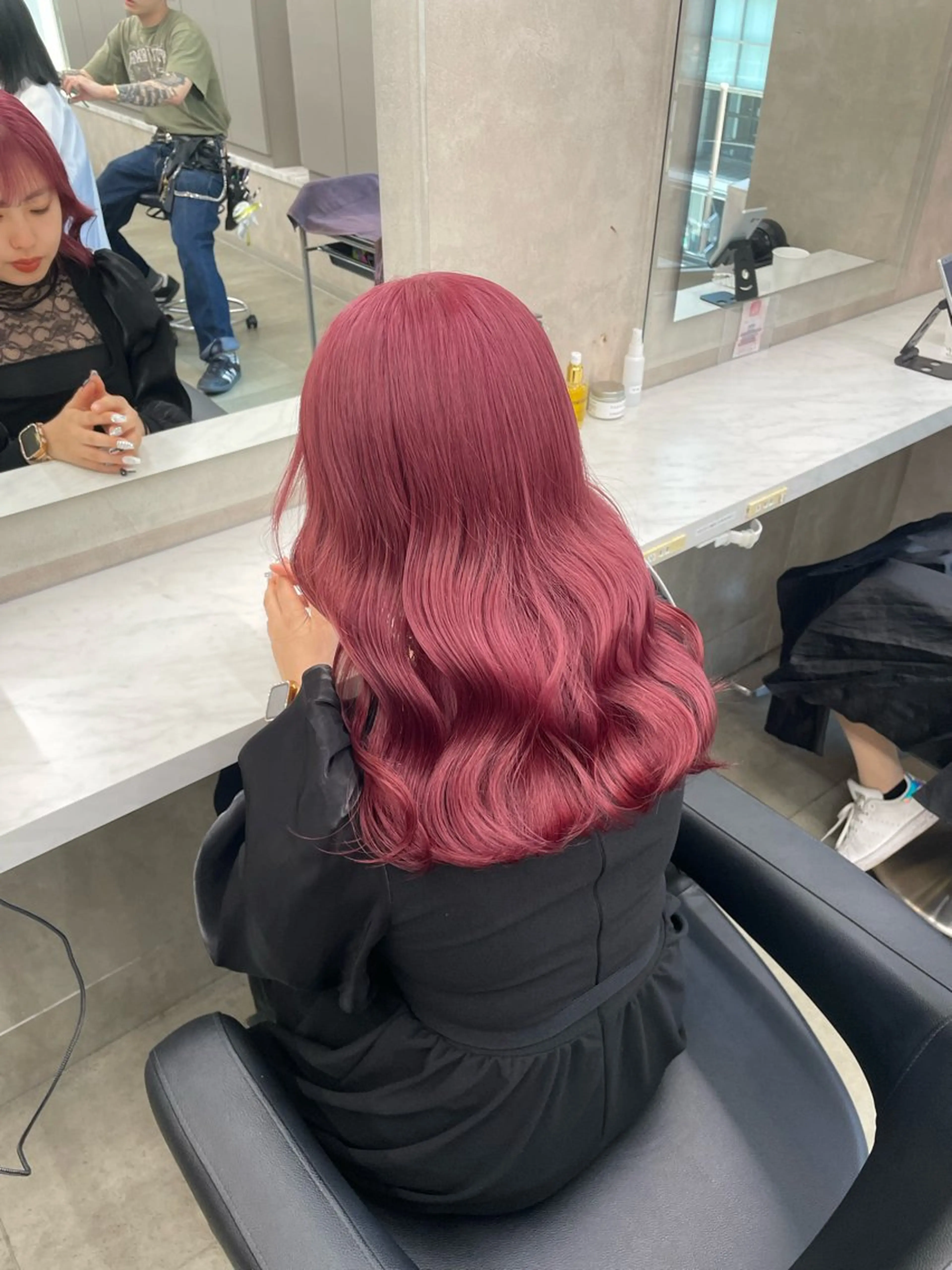 ロング カラー ヘアアレンジ ヘアカラー トリートメント ヘアセット 💗横浜美容室 💗HARUNAのヘアスタイル