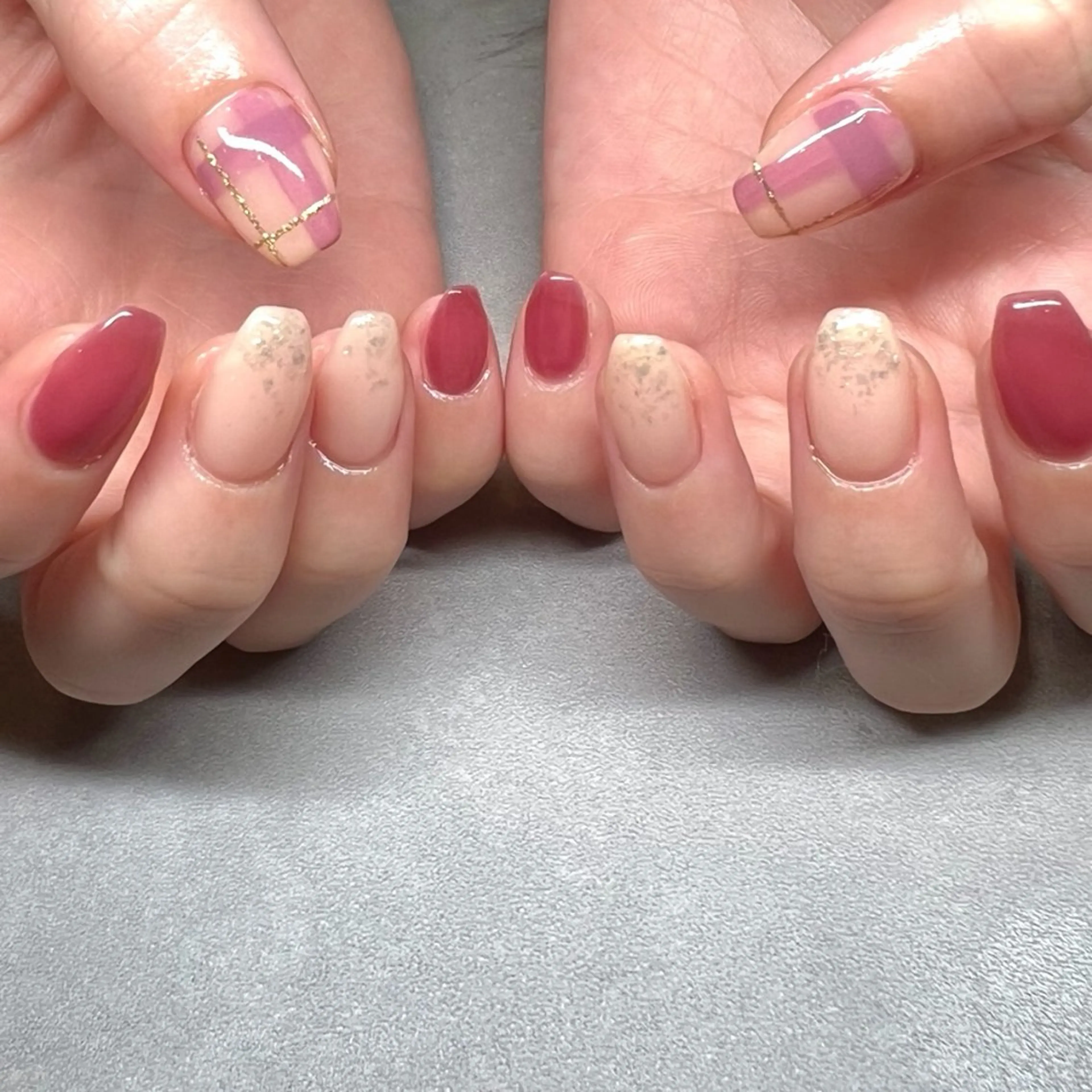 ネイル YUKO🩶 sofa立川のネイルデザイン