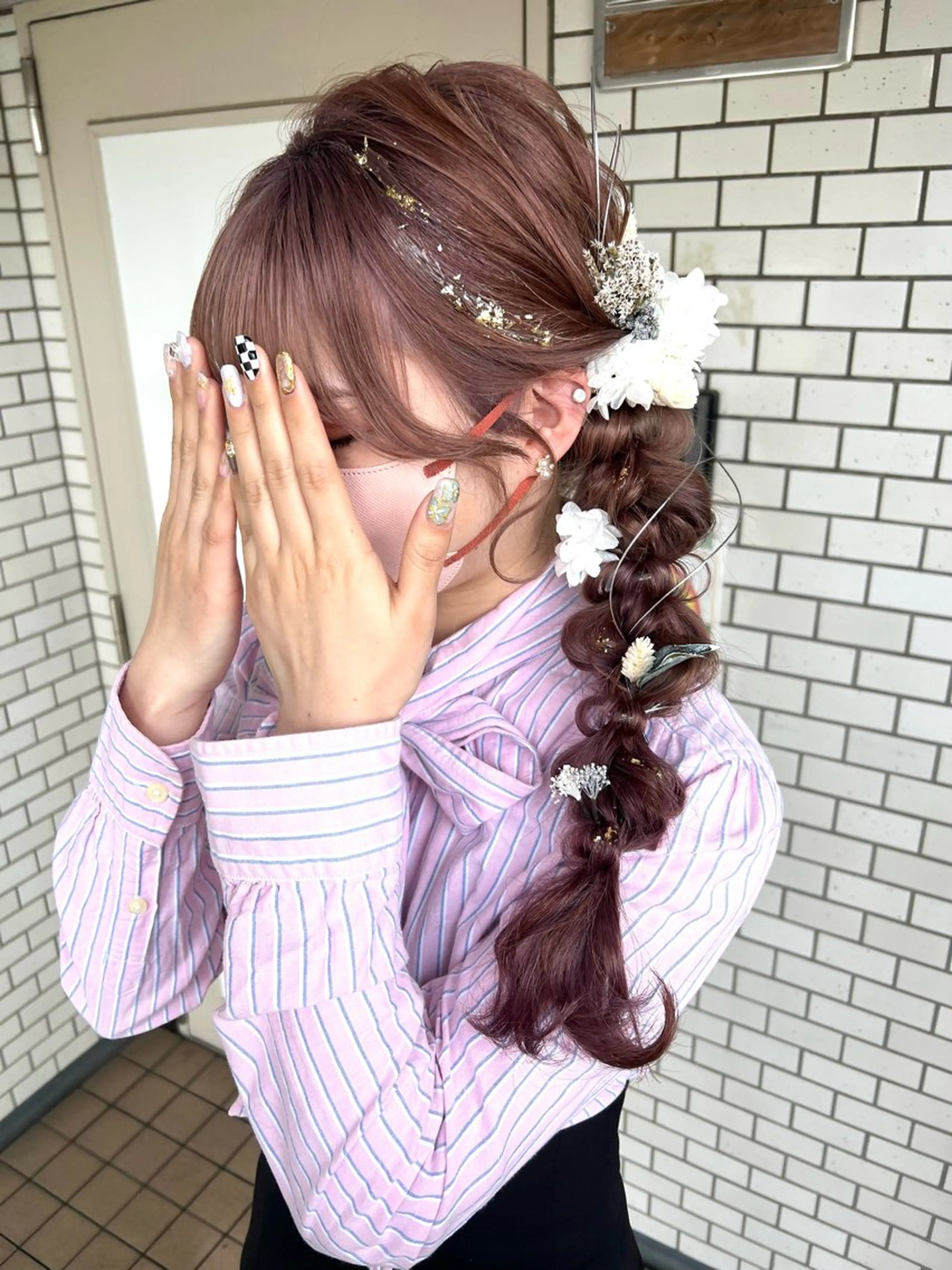 ヘアアレンジ 成人式 卒業式のヘアスタイル 大人可愛いヘアメイク 💋🧚♀️しずかのヘアスタイル