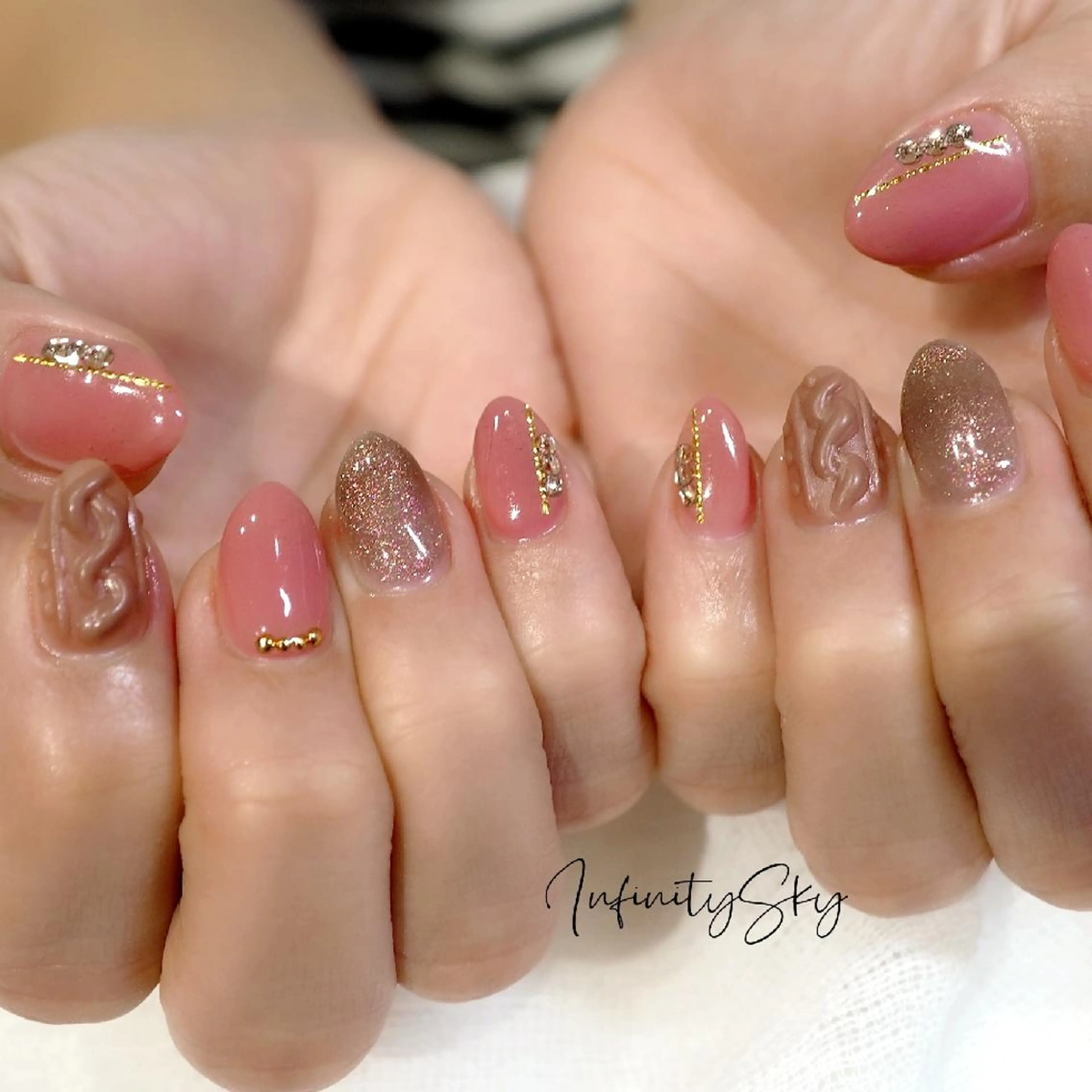 ネイル infinity skyのネイルデザイン