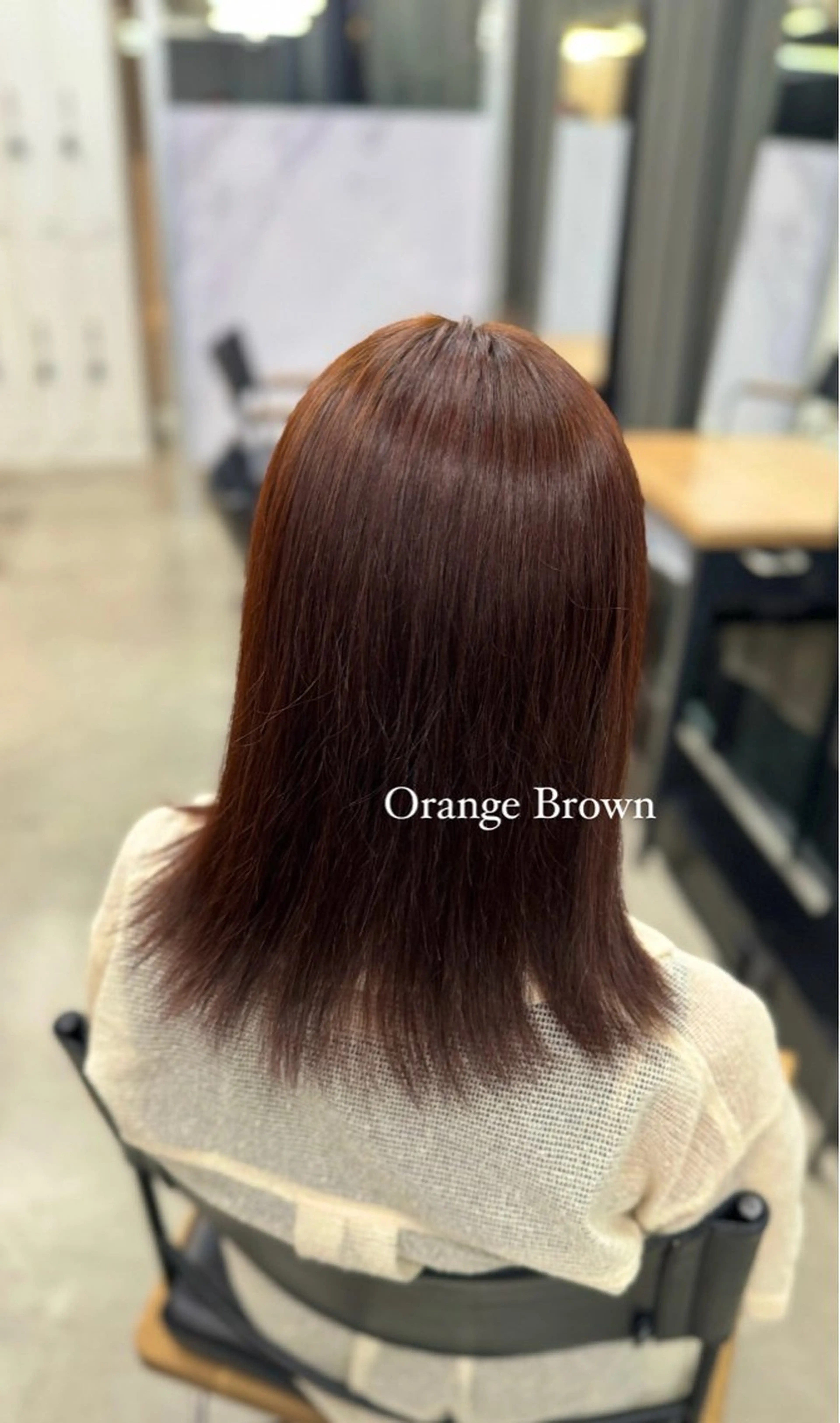 ミディアム カラー ヘアカラー MIYUU NAKAYAMAのヘアスタイル