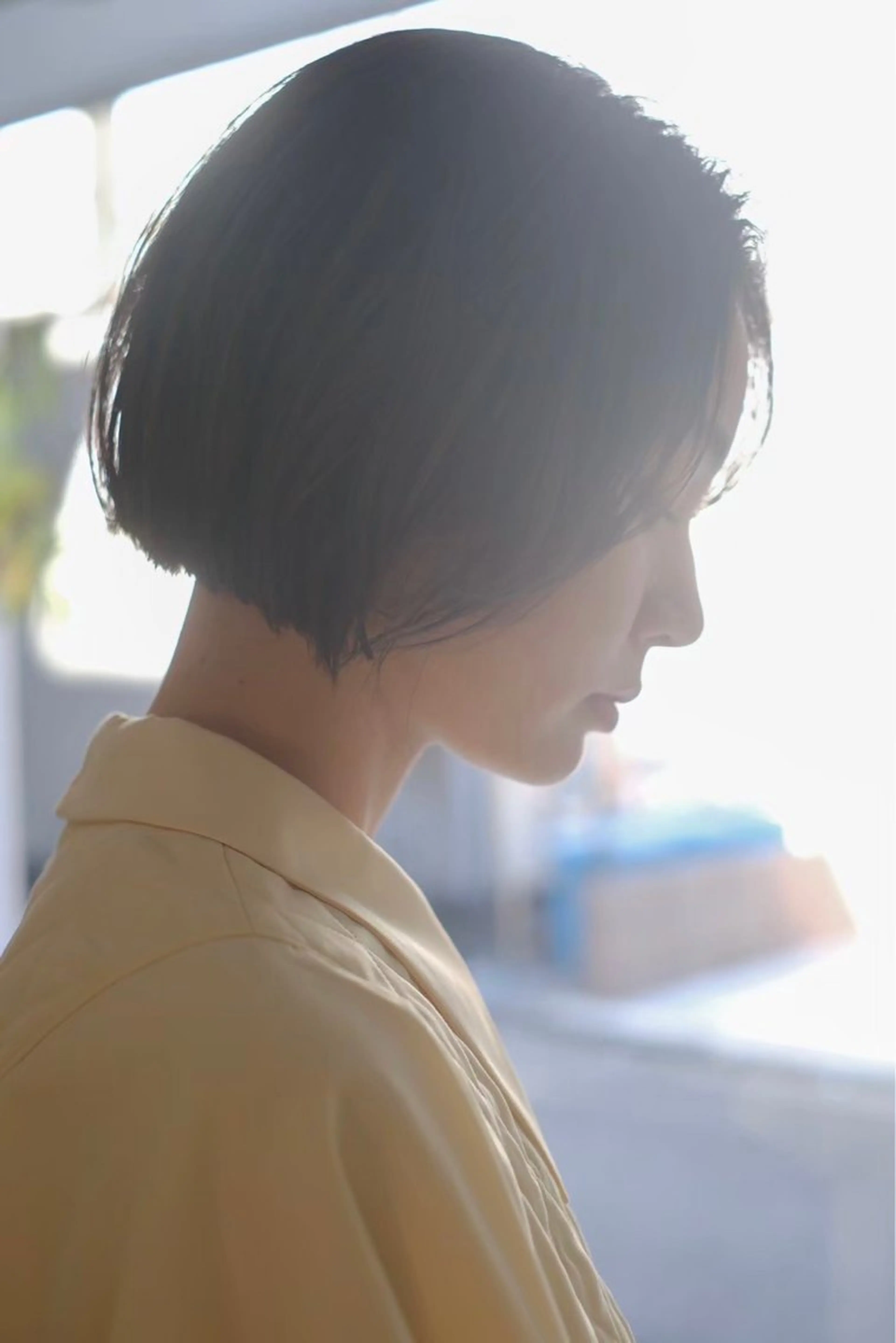 ショート ボブ/刈り上げ/ ショート越智葵葉🍃のヘアスタイル