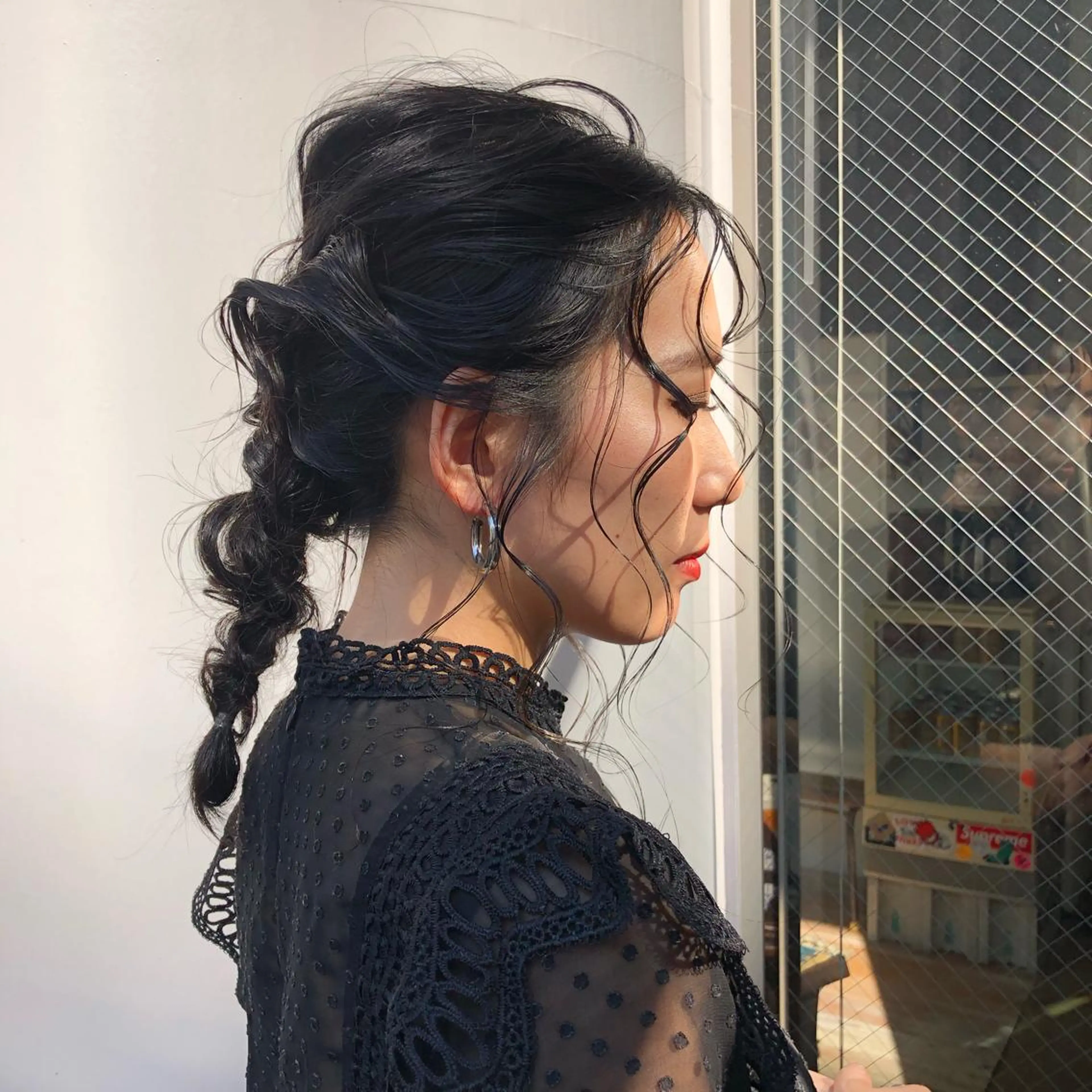 ミディアム カラー パーマ ヘアアレンジ MAEDA MADOKAのヘアスタイル