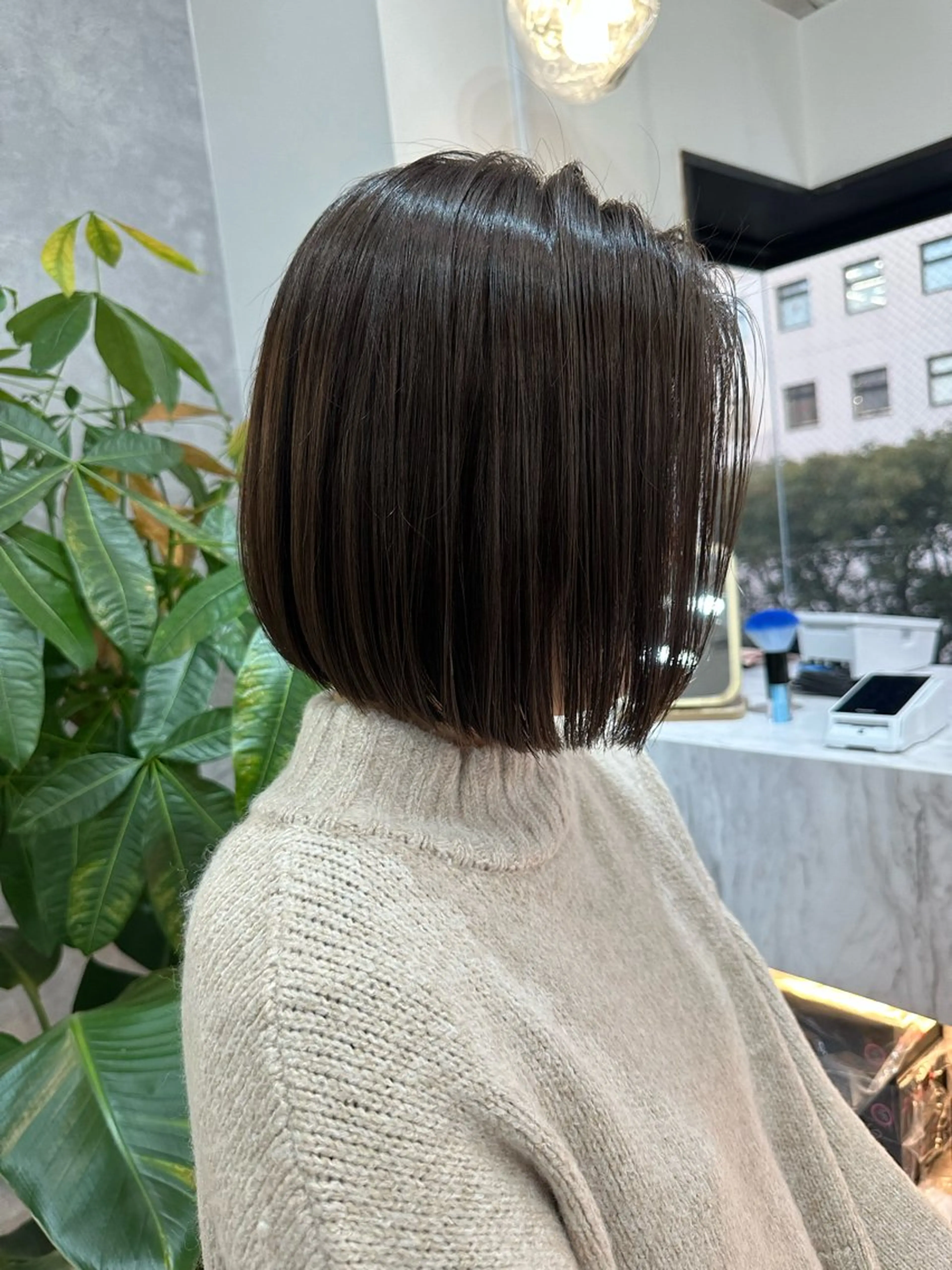 ショート ボブ カット ヘアカラー 大人上品特化 レイヤー🇺🇸山村のヘアスタイル