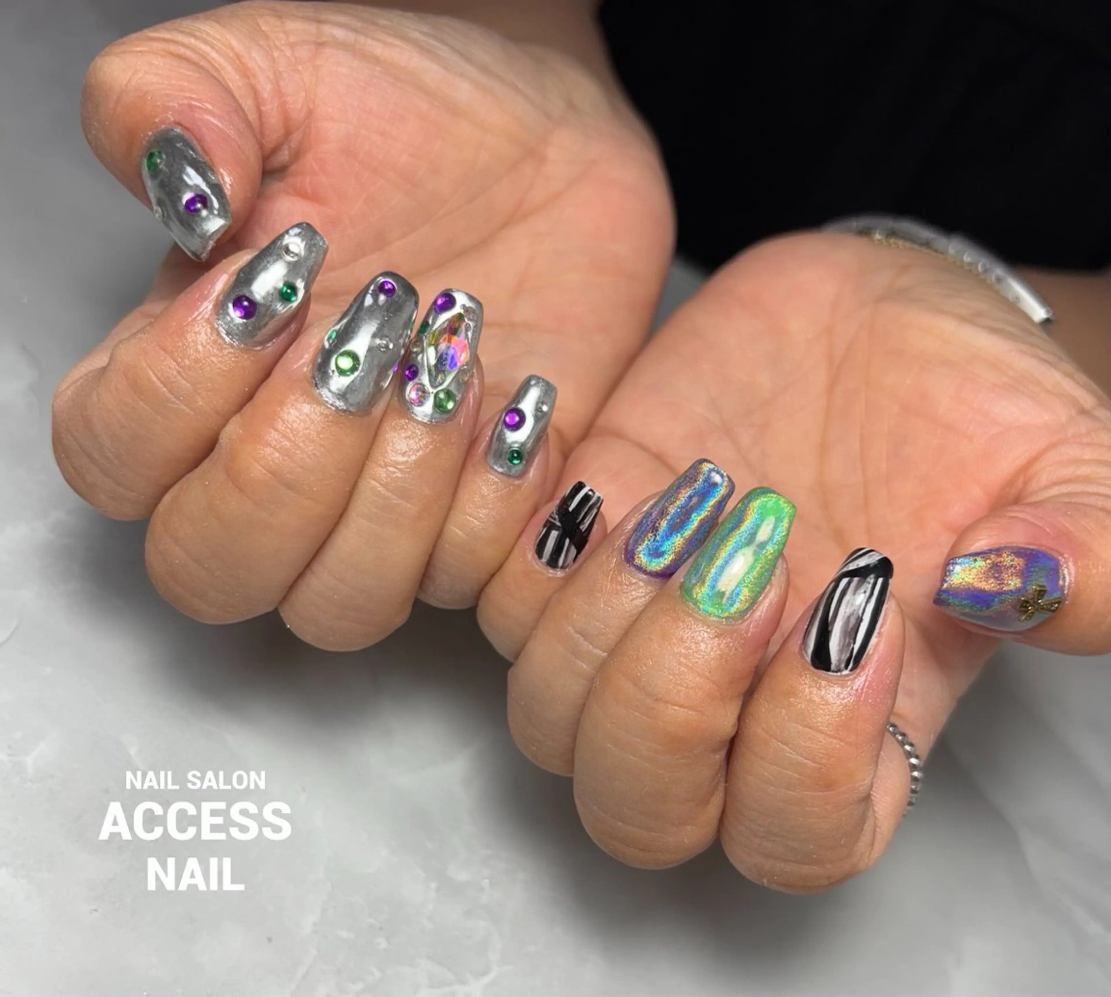 ネイル access nailのネイルデザイン