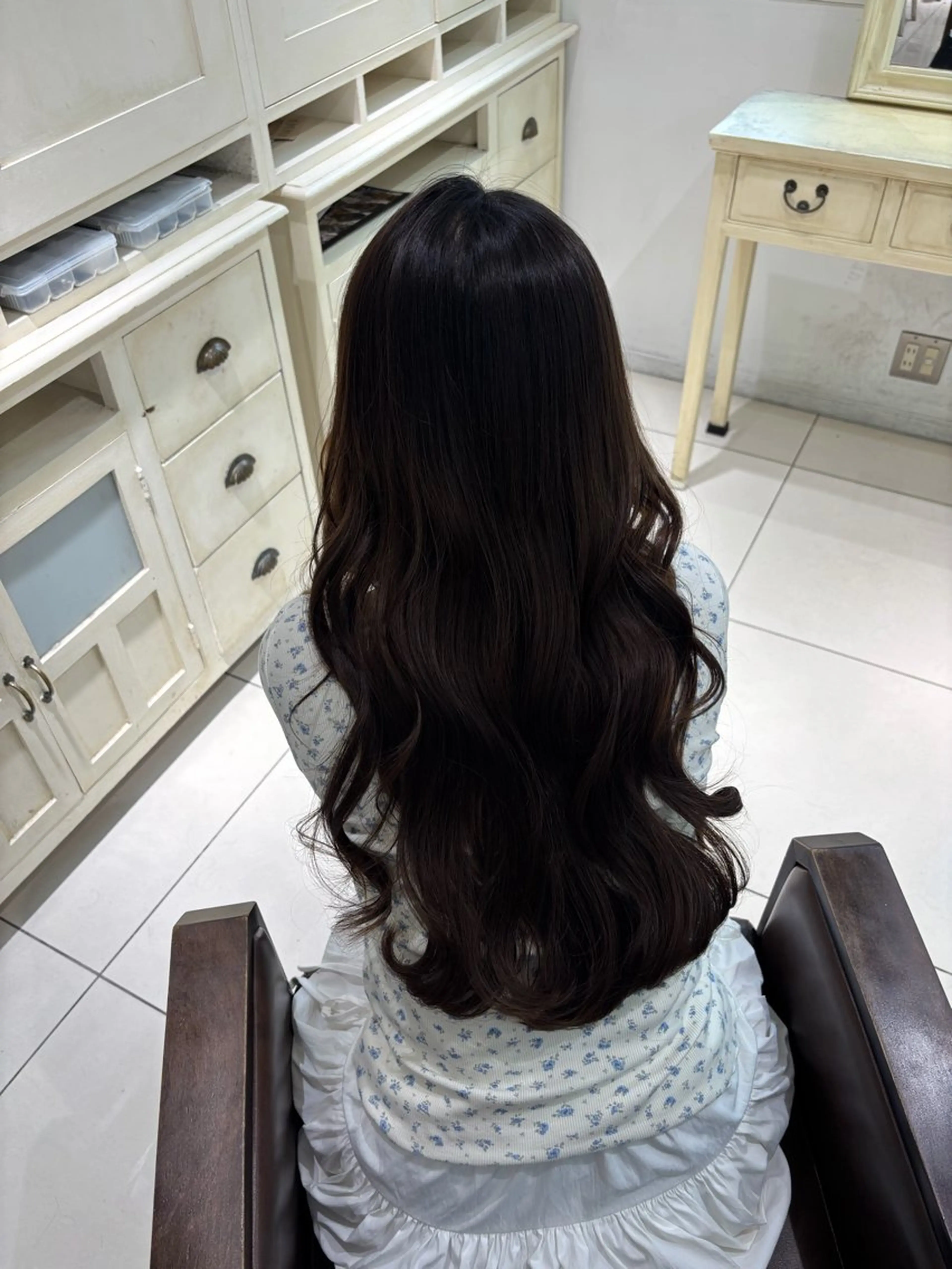 ロング カット ヘアカラー トリートメント 縮毛・髪質改善🩰 mai🐰ྀི🤍のヘアスタイル