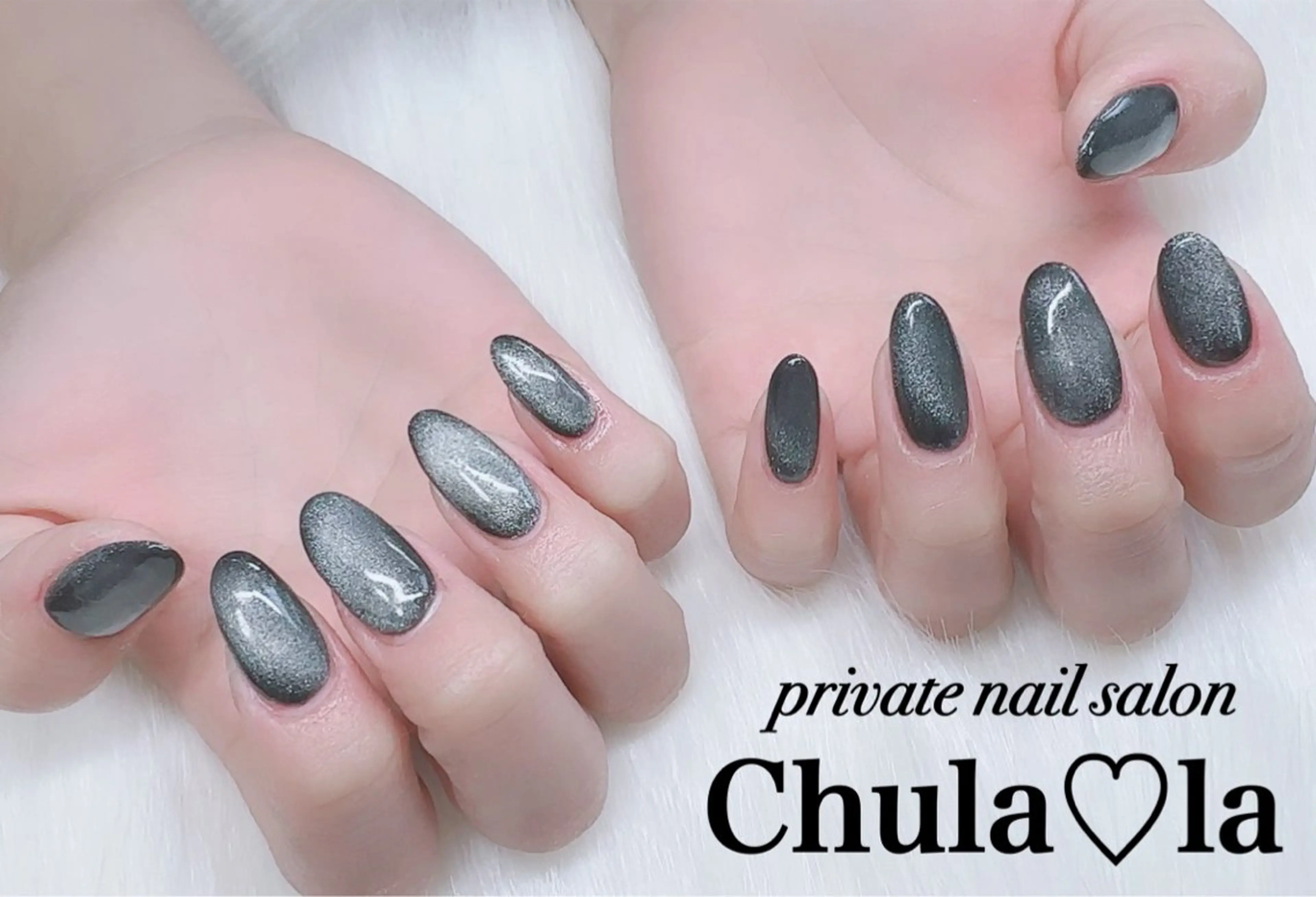 ネイル マグネットネイル ハンドネイル Chula♡la 豊見城市高安のネイルデザイン