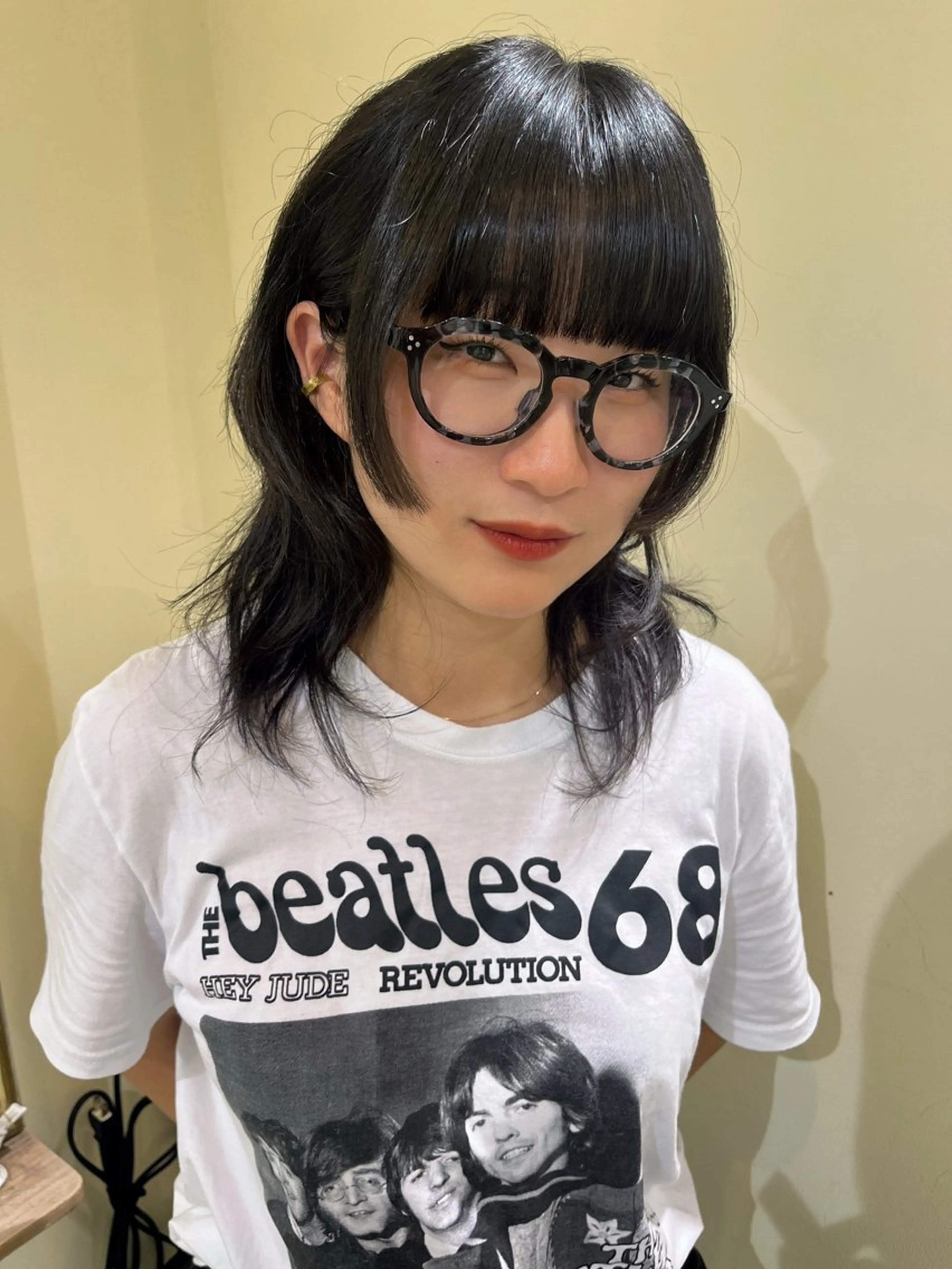 ミディアム ミディアムパーマ 姫カット レイヤーカット カットモデル募集🤍 🐇anzuのヘアスタイル