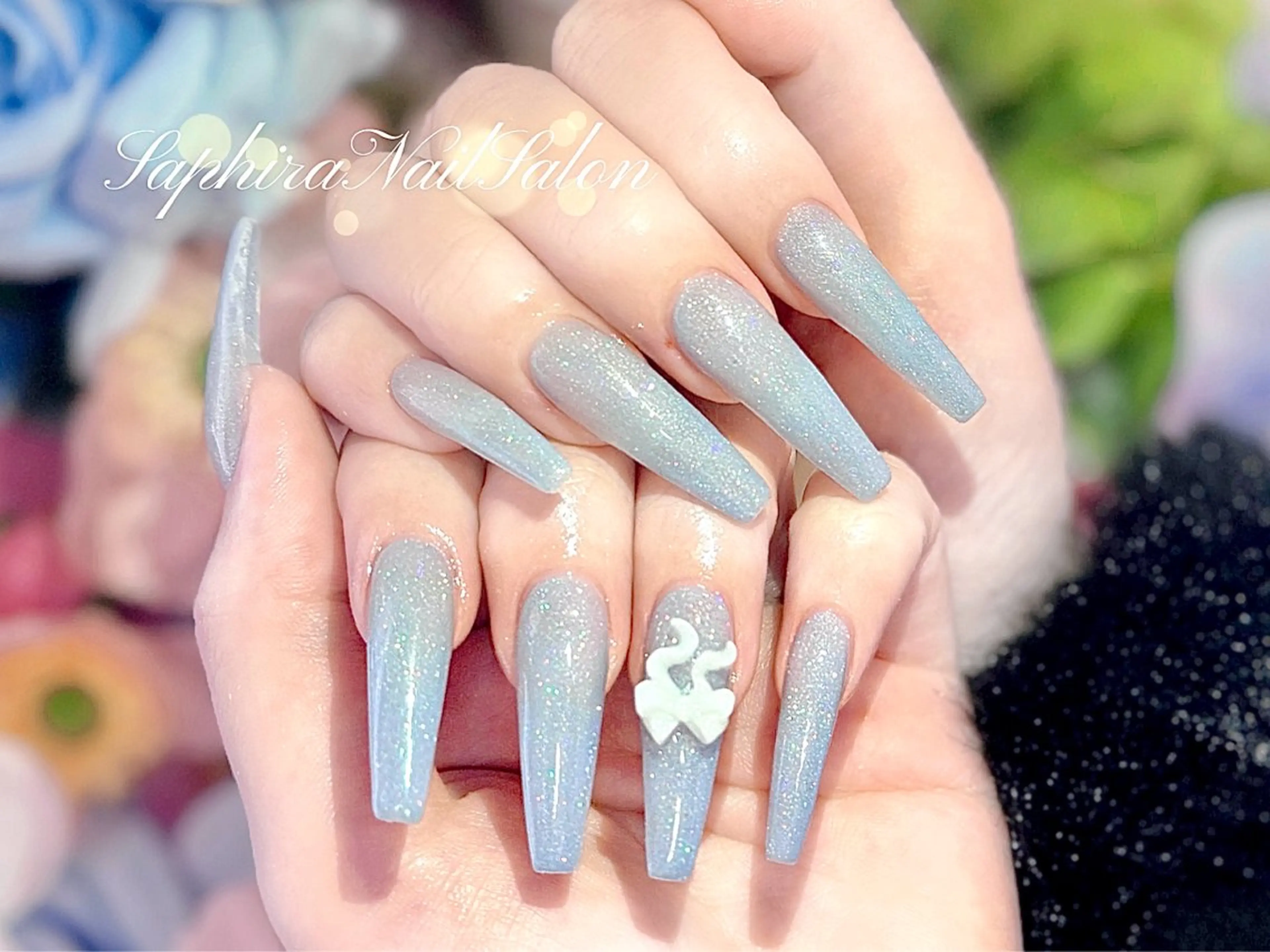 カラー ハンドネイル Saphiraネイル サロン錦糸町のネイルデザイン