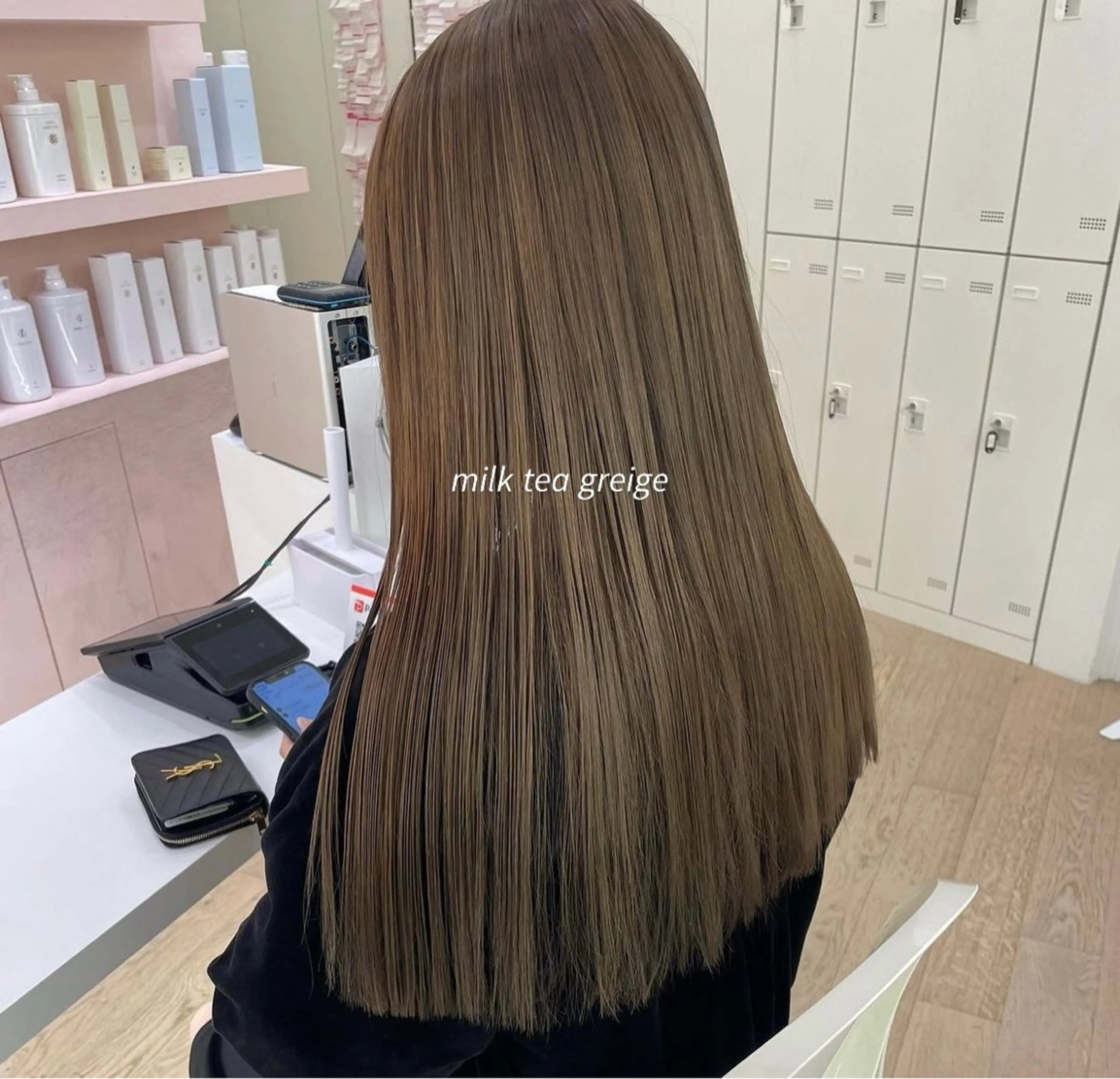 ロング カラー 髪質改善 トリートメント Parve Mix /頓宮 稚愛🤍のヘアスタイル