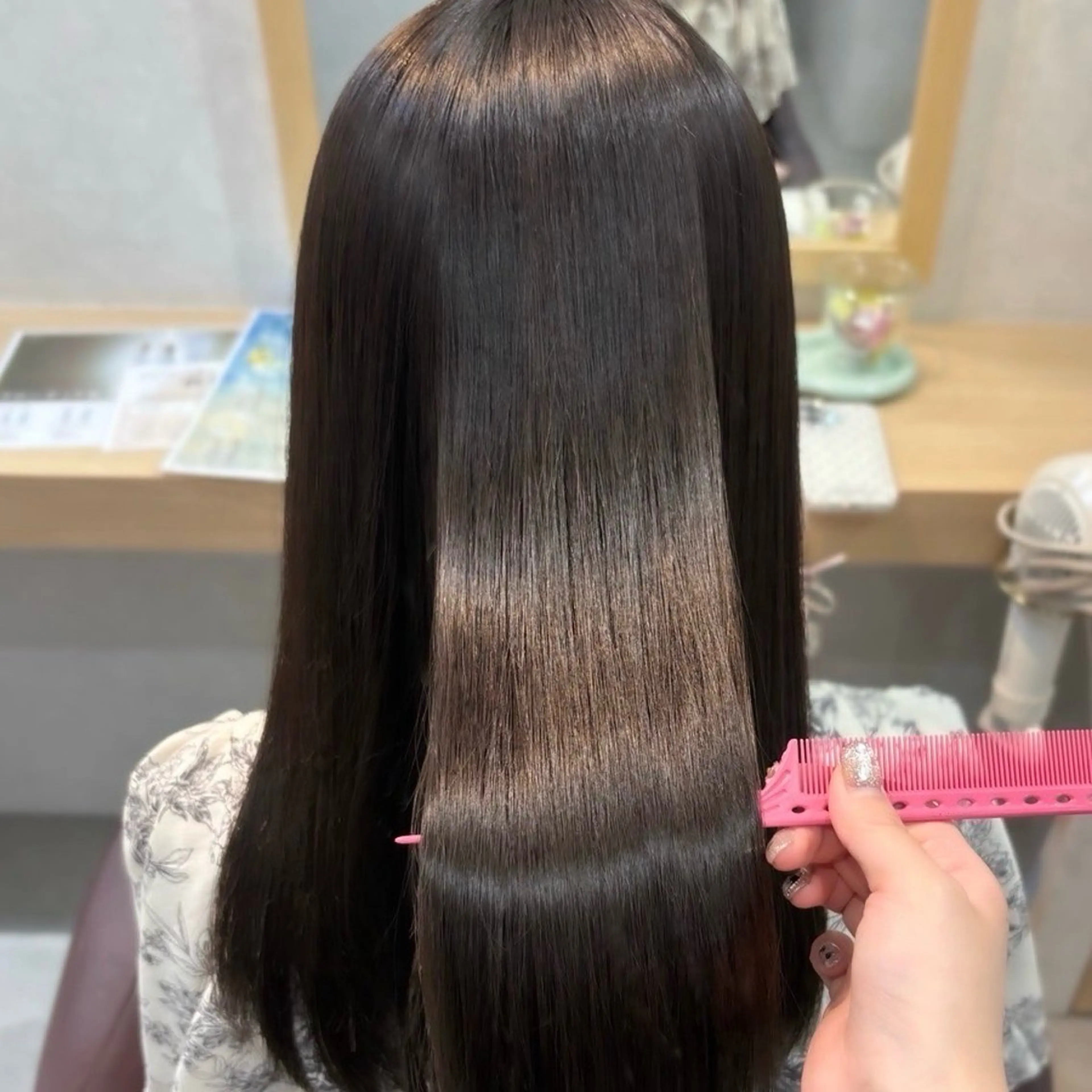 ロング カラー カット ヘアカラー トリートメント ブラウンカラー 🫧tomoka🫧のヘアスタイル