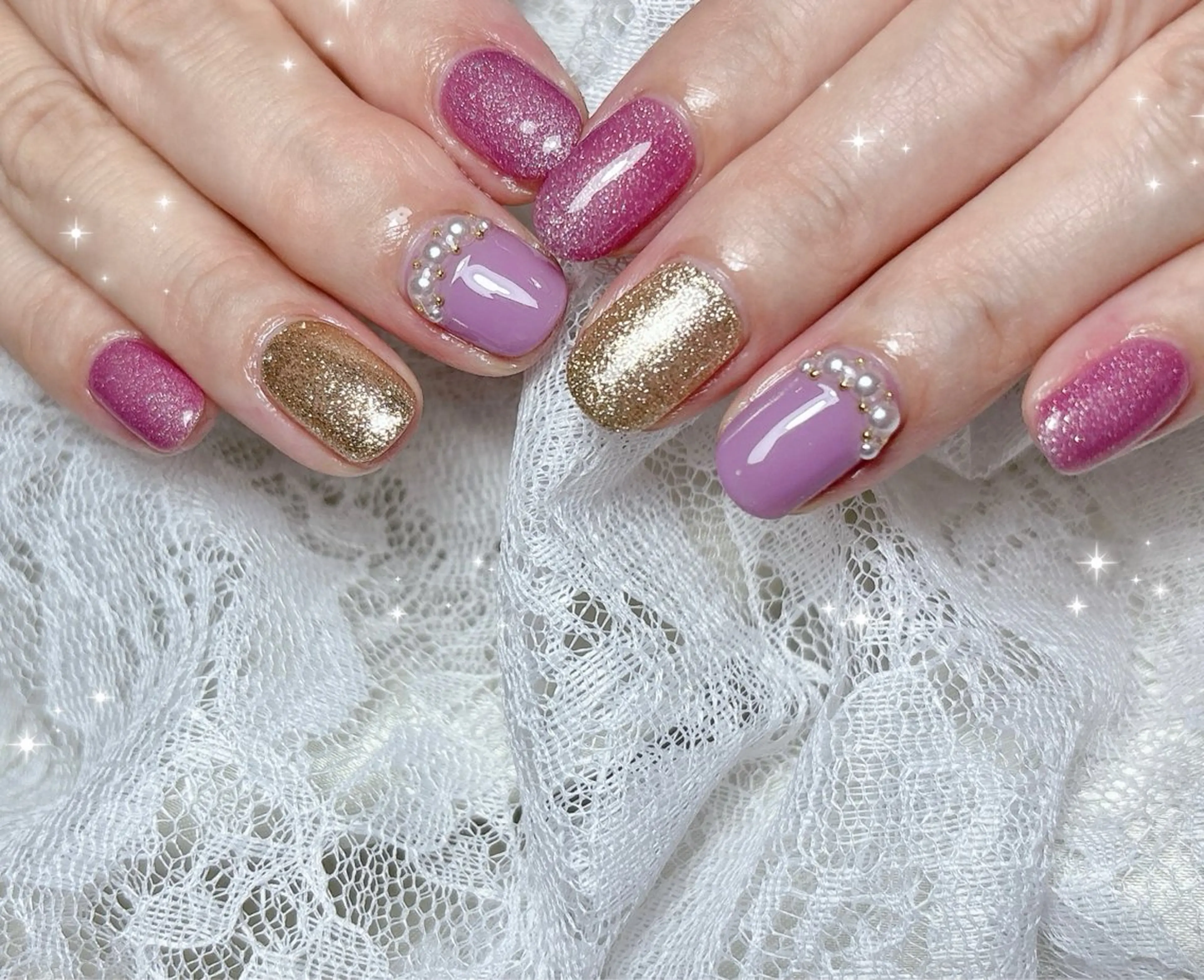 ネイル ハンドネイル FLARE NAIL フレアネイルのネイルデザイン