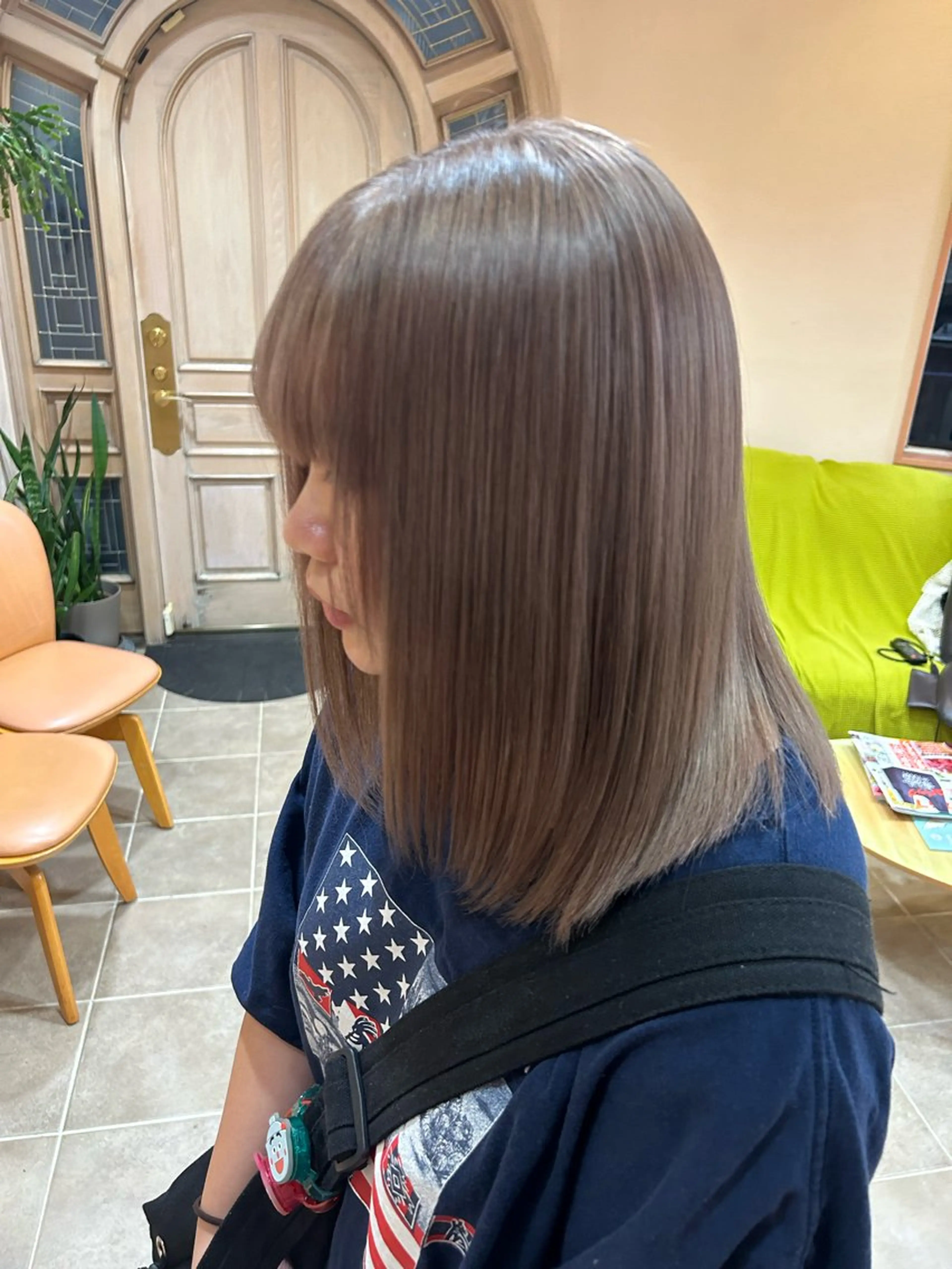 ミディアム カラー mayu .のヘアスタイル