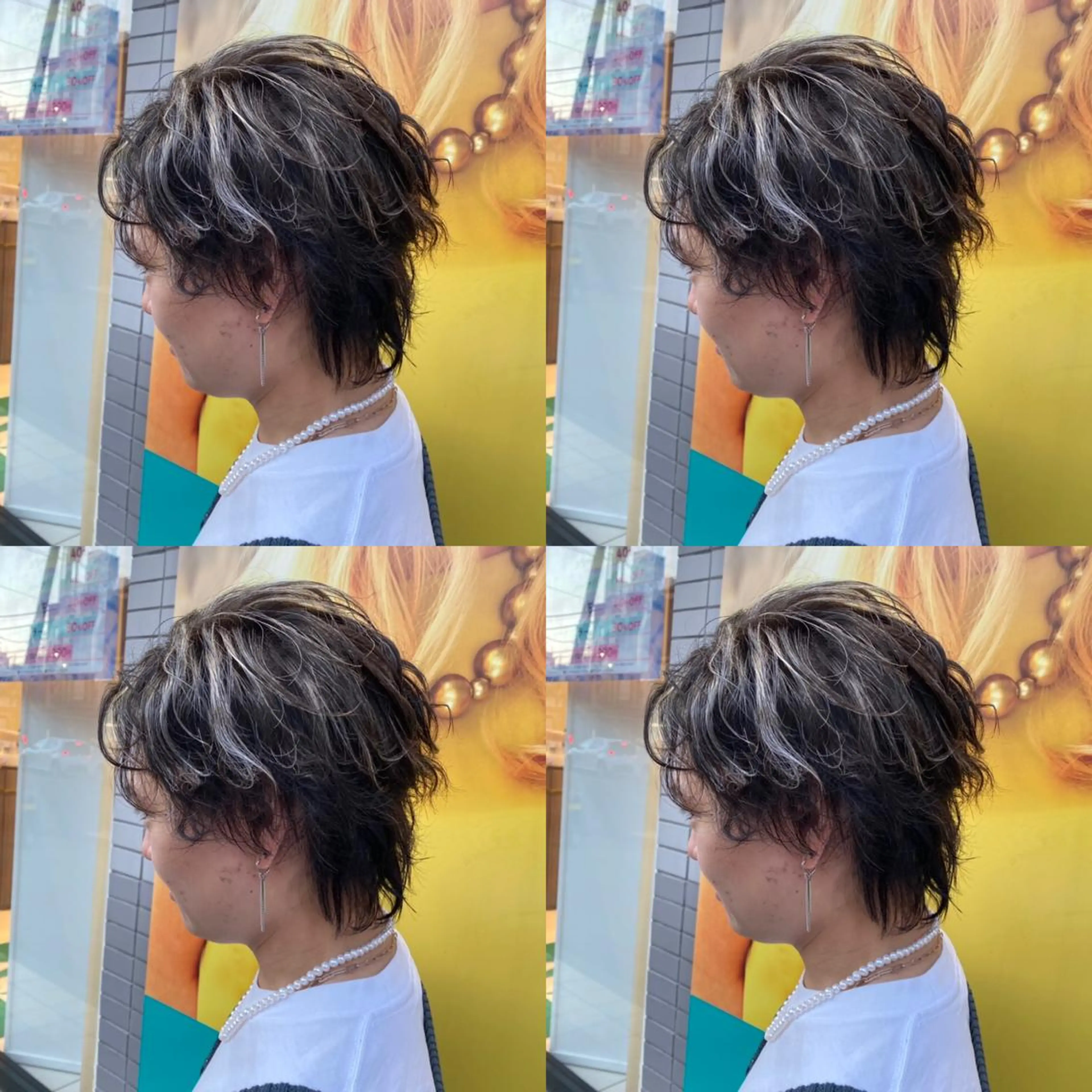 ショート カラー ハイライトカラー ハイライト 髪質改善カラー/店長 宮内秀峰のヘアスタイル