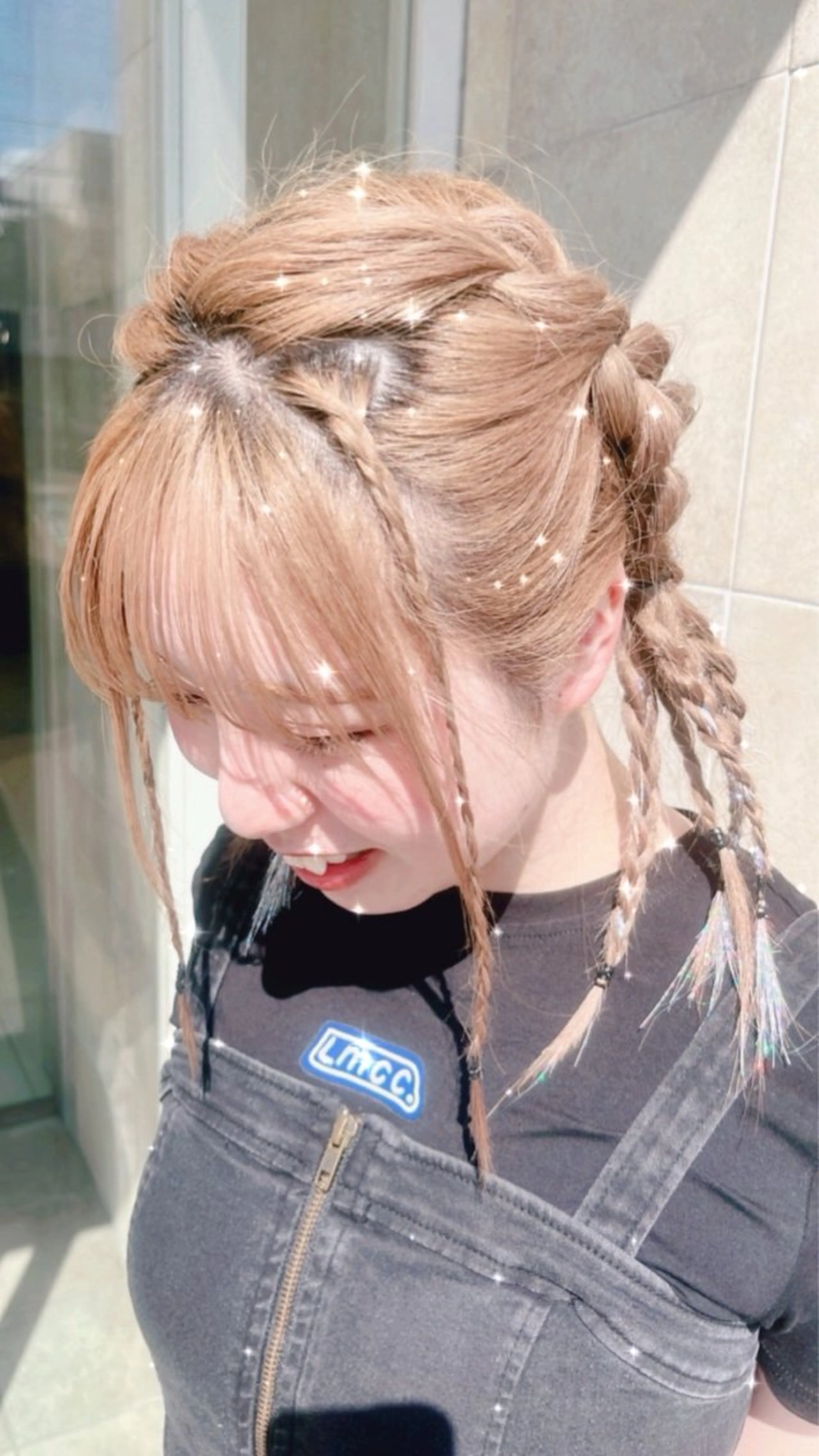 ミディアム ヘアセット 東出 レイ🕊のヘアスタイル