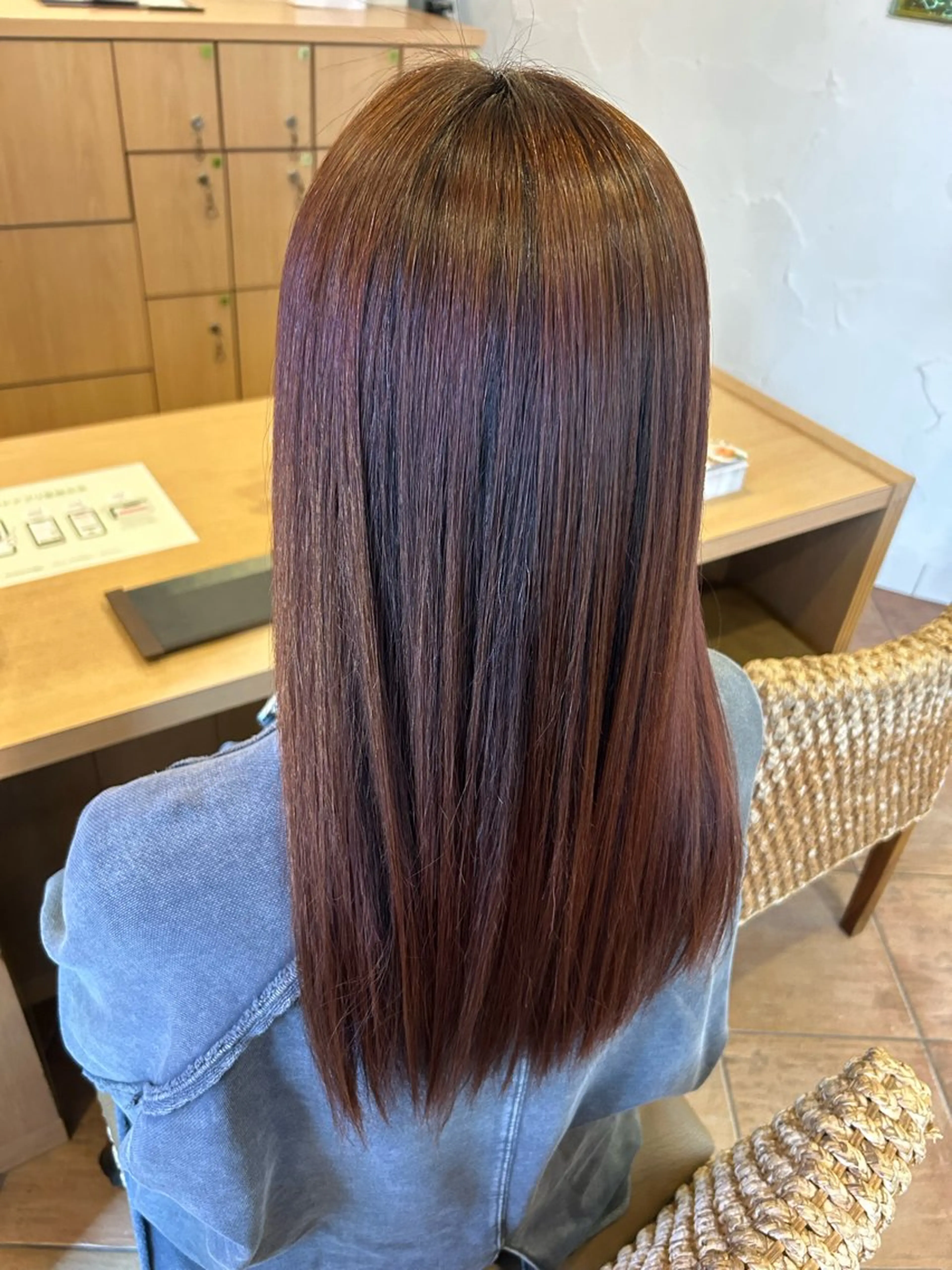 ロング トリートメント ヘアカラー ヘアルームflat・ Rena🌼ྀིのヘアスタイル