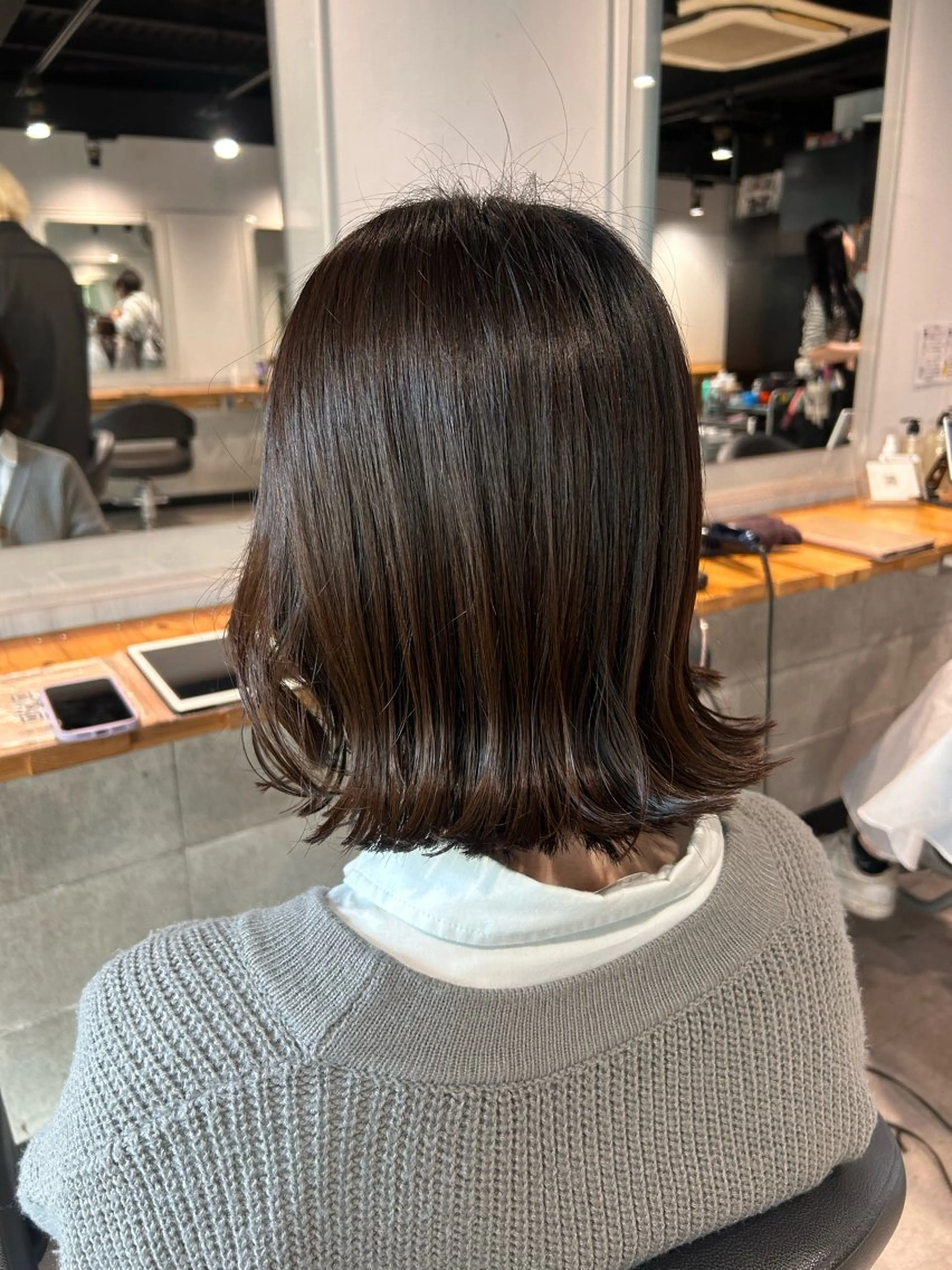 ミディアム カット ヘアカラー ヘッドスパ レイヤーStyle 🪽菜々実のヘアスタイル