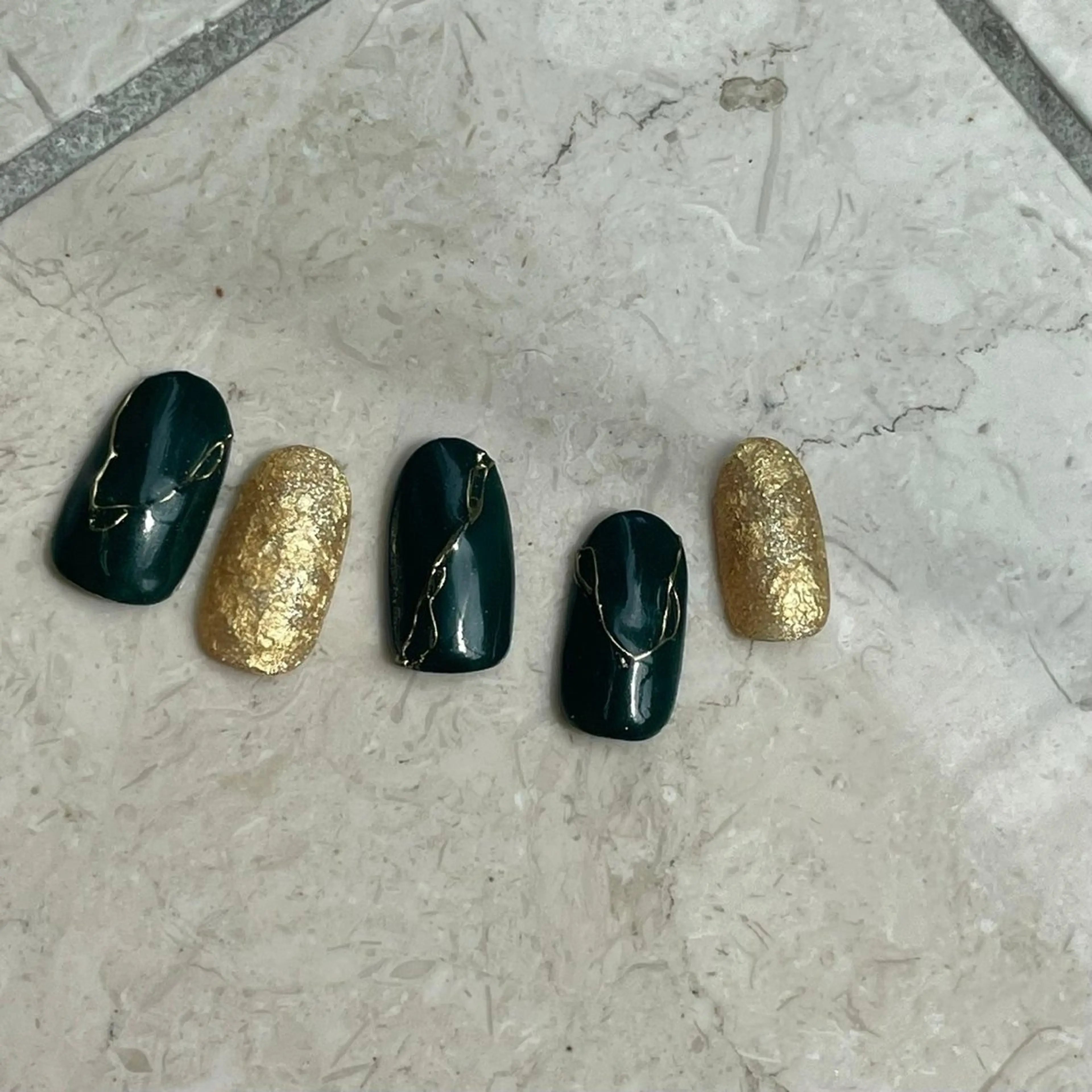 ネイル ⭐︎休業中の練習⭐︎ JNA認定講師髙橋のネイルデザイン