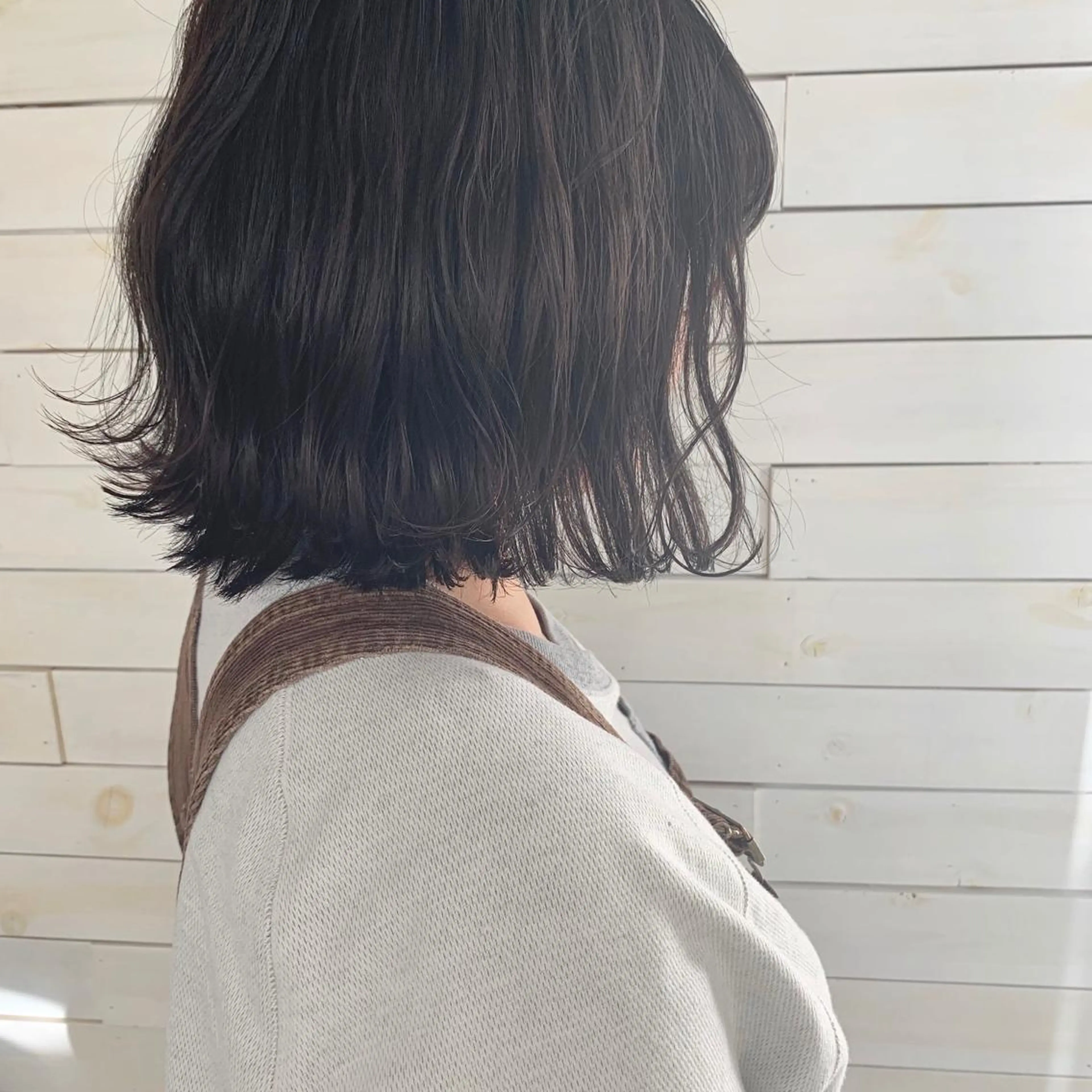 カラー 黒田瀬奈/ボブ まろやかベージュのヘアスタイル