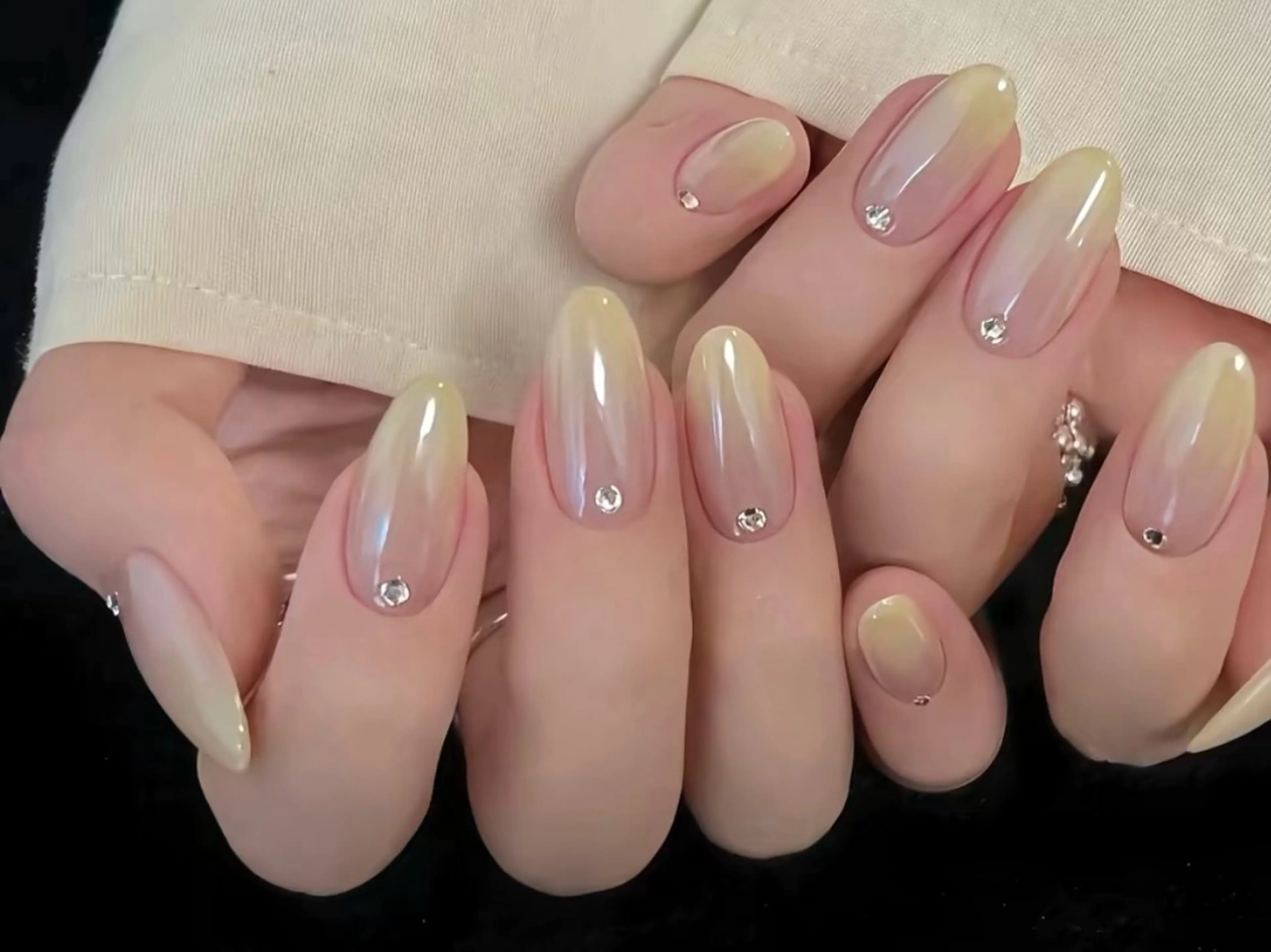 ネイル 長さ出し フットネイル ジェルネイル 韓国ネイル マグネットネイル YMT NailStudioのネイルデザイン