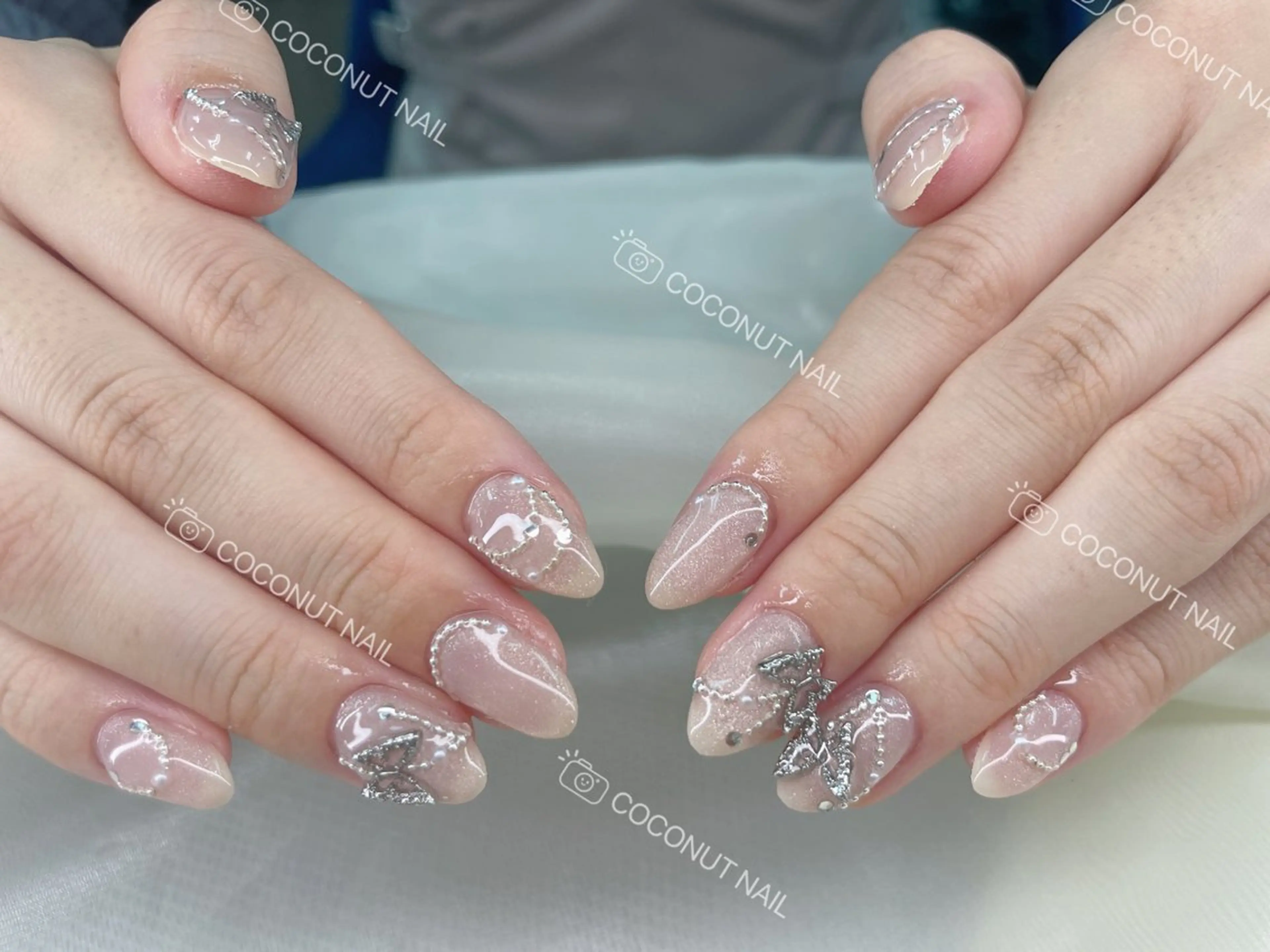 ネイル ハンドネイル 神田 ココナッツのネイルデザイン